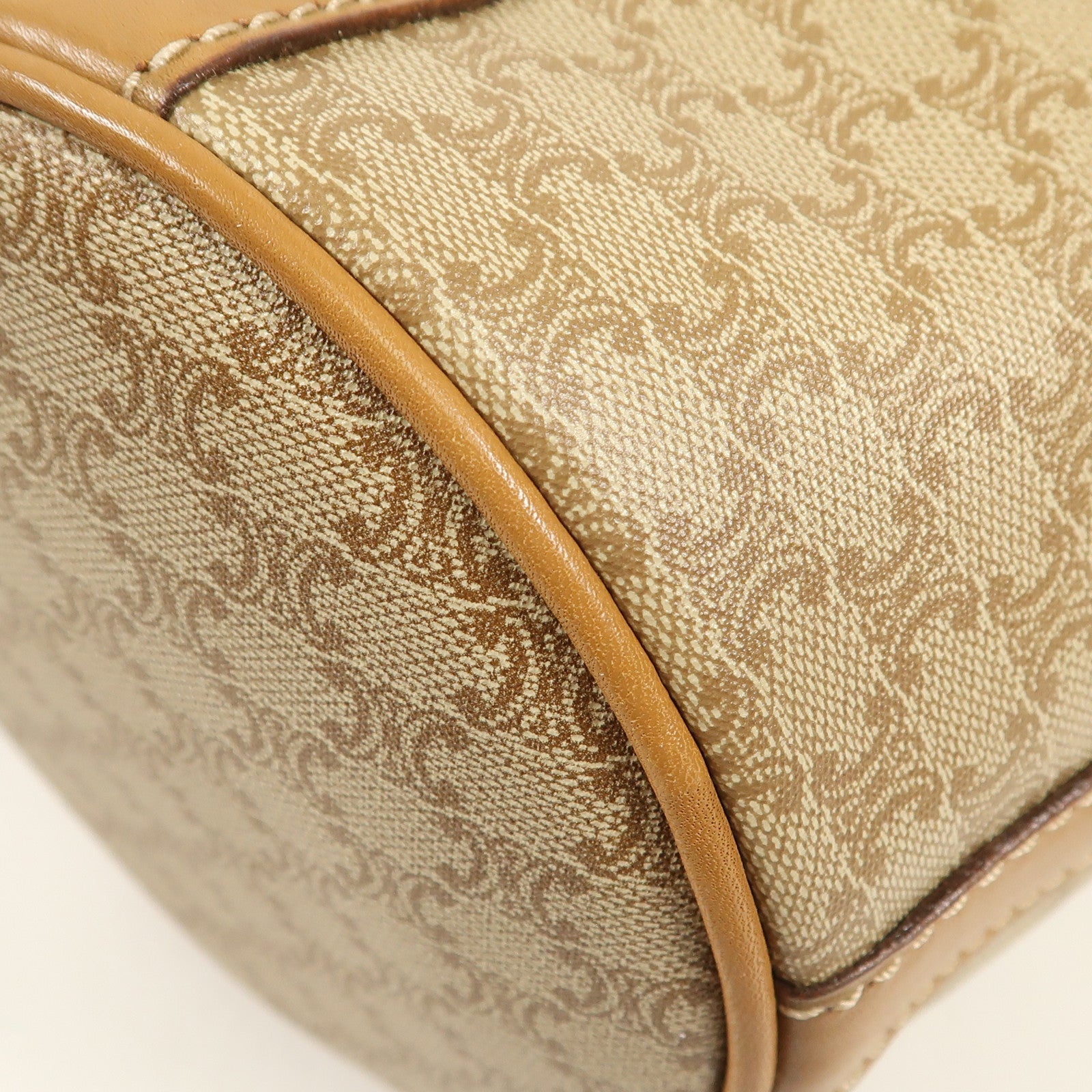 CELINE 塗層帆布Vintage Bag金扣肩背袋