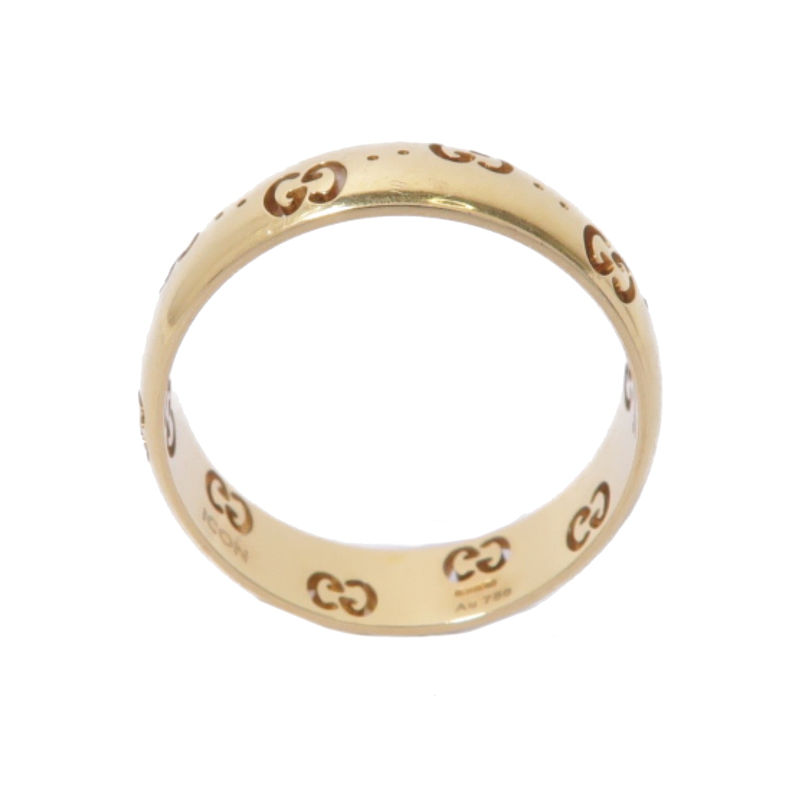 GUCCI 18K黄金Ring戒指US#9