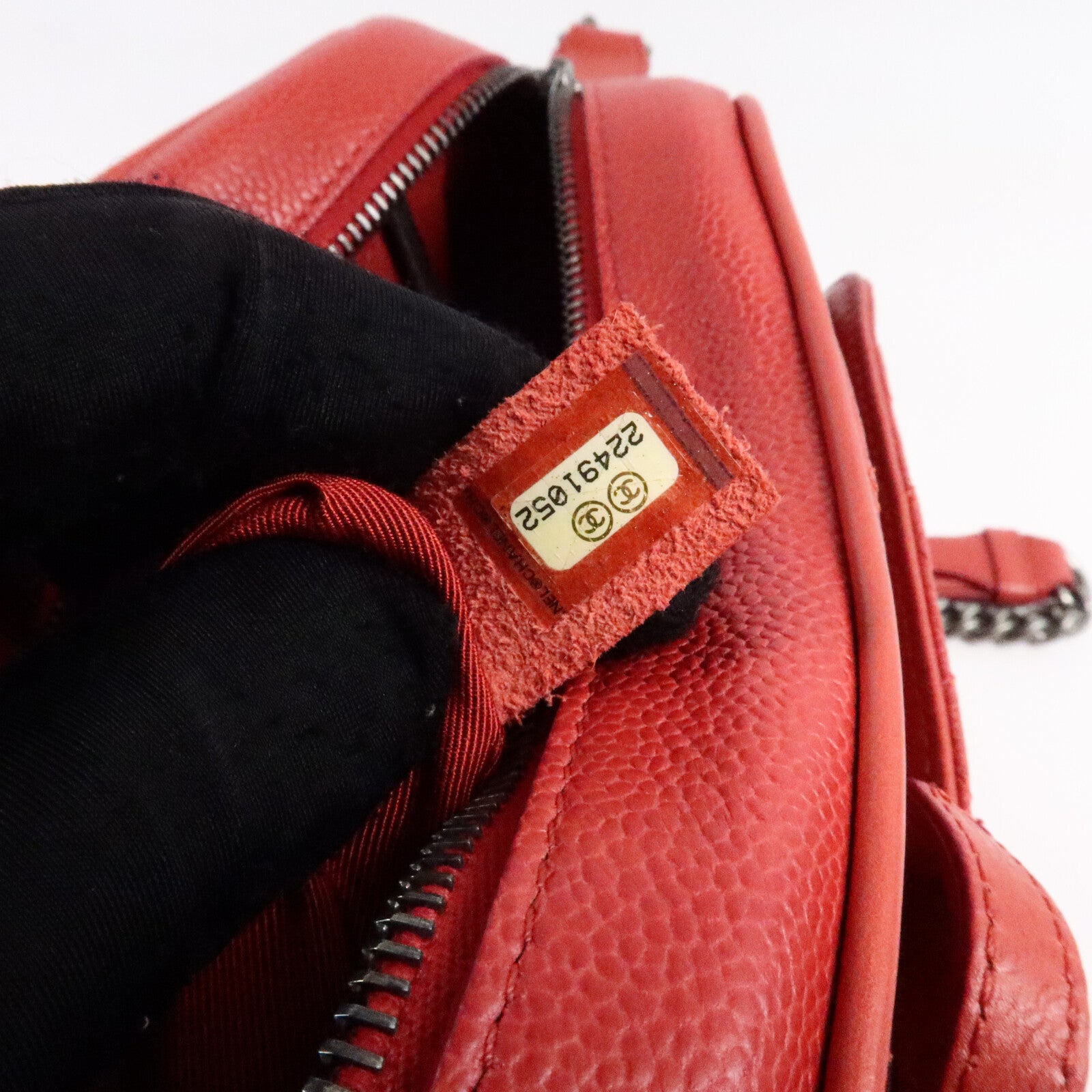 CHANEL 牛皮皮革Chain Shoulder Bag肩背袋