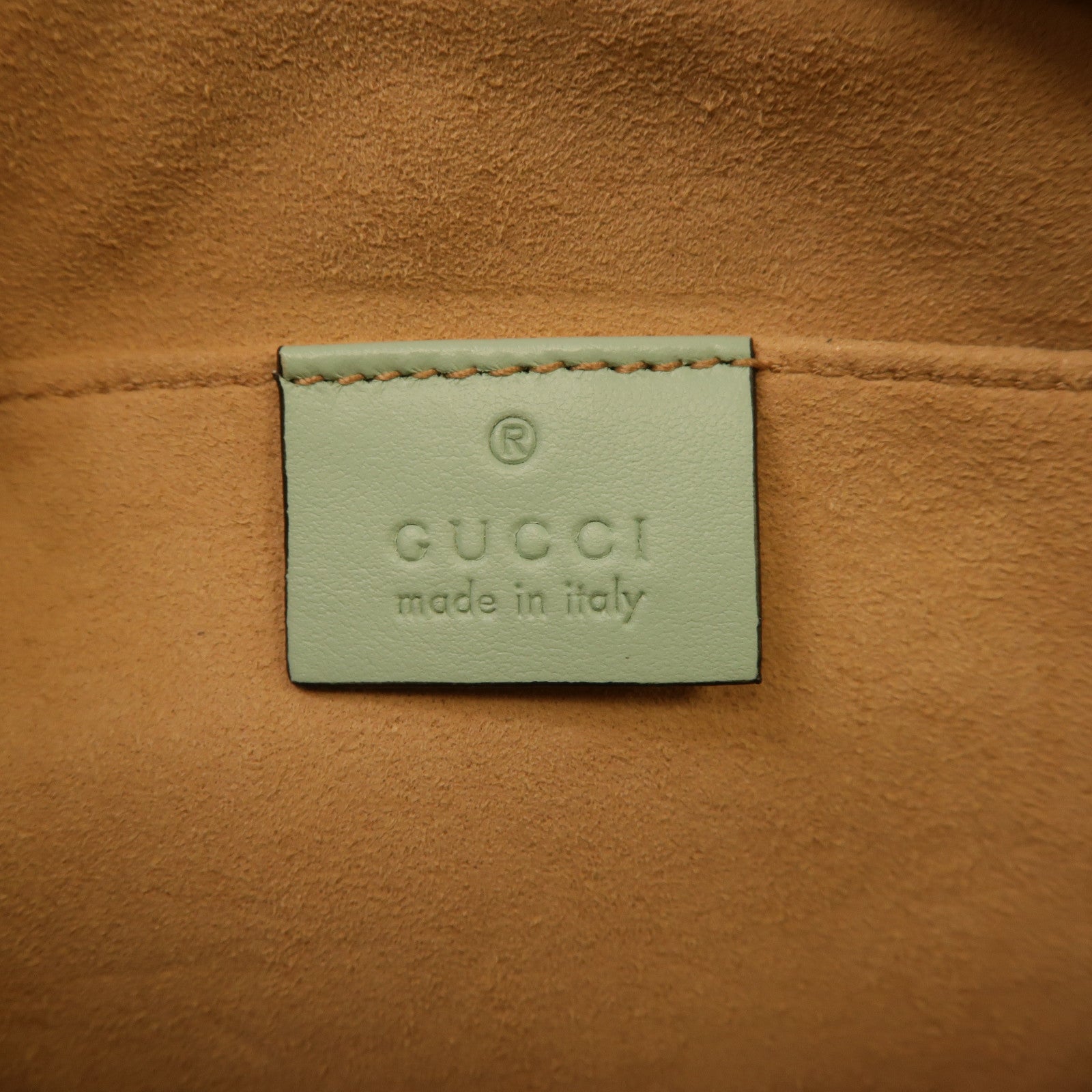 GUCCI 【激減優惠】牛皮皮革GG Marmont銀扣肩背袋粉紅色/綠色/藍色