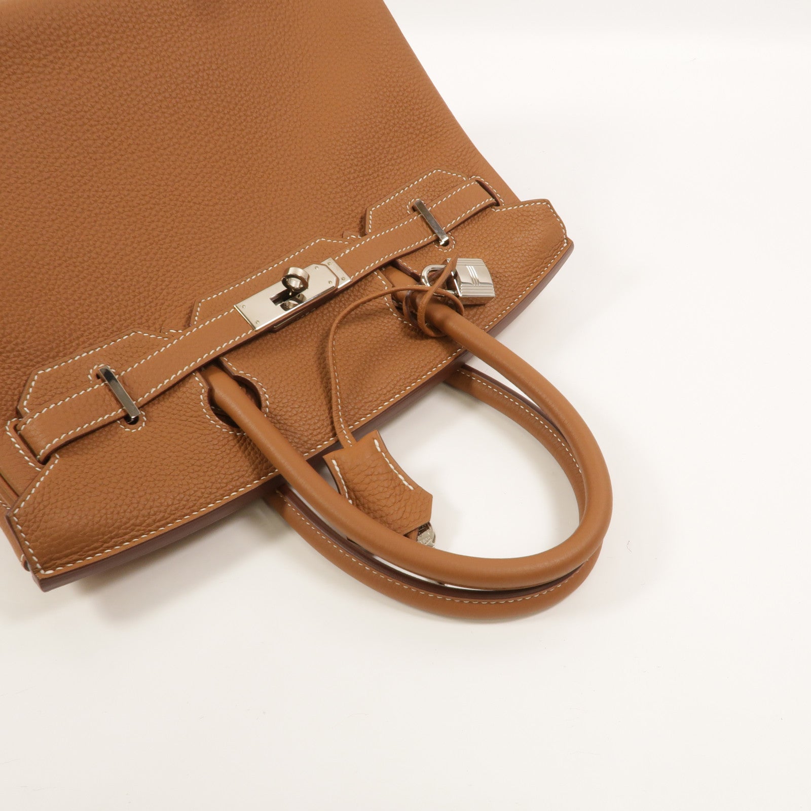 HERMES Togo皮革Birkin 30手挽袋Gold