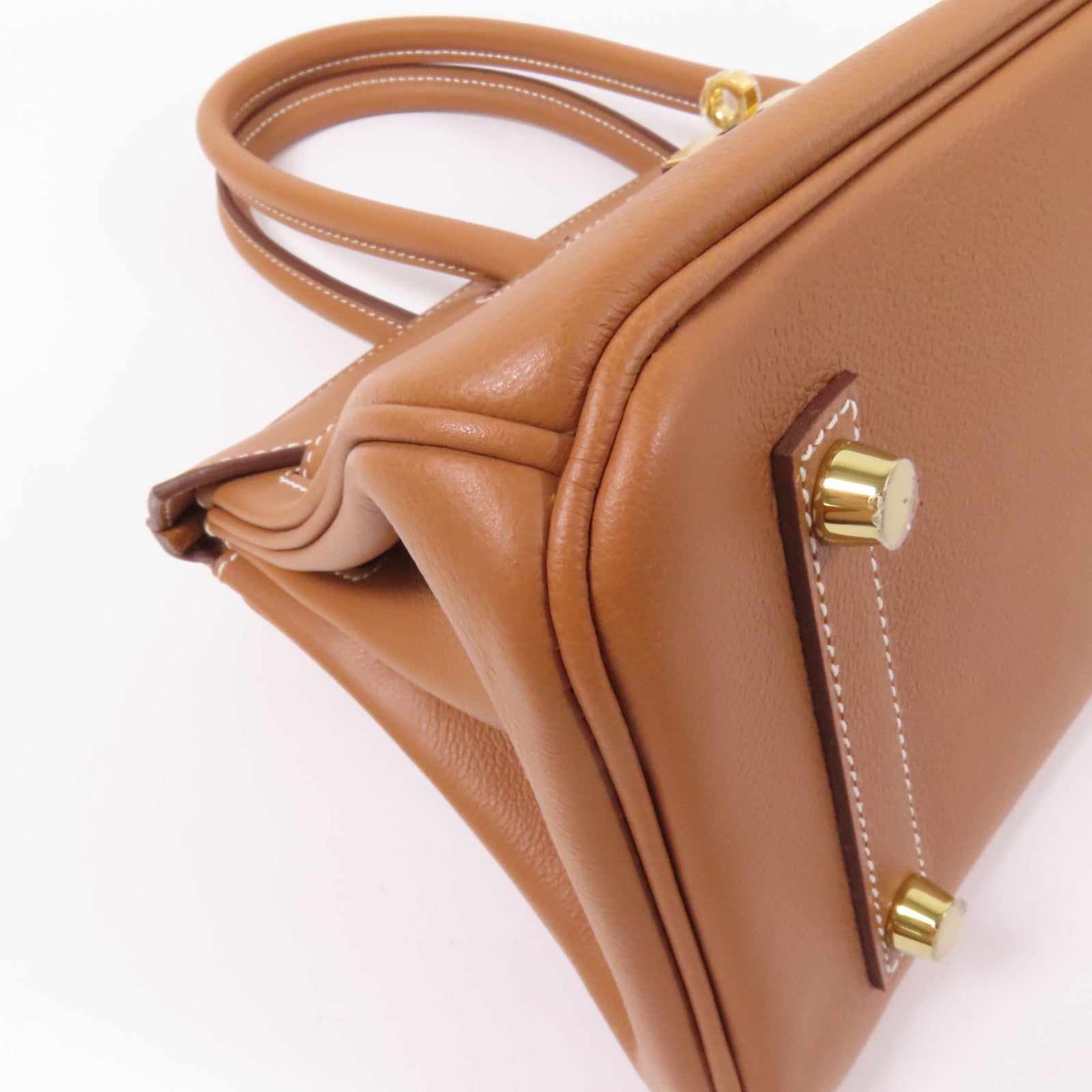 HERMES 【激減優惠】Evercolor皮革Shoulder Birkin Light 29金扣手挽袋Gold