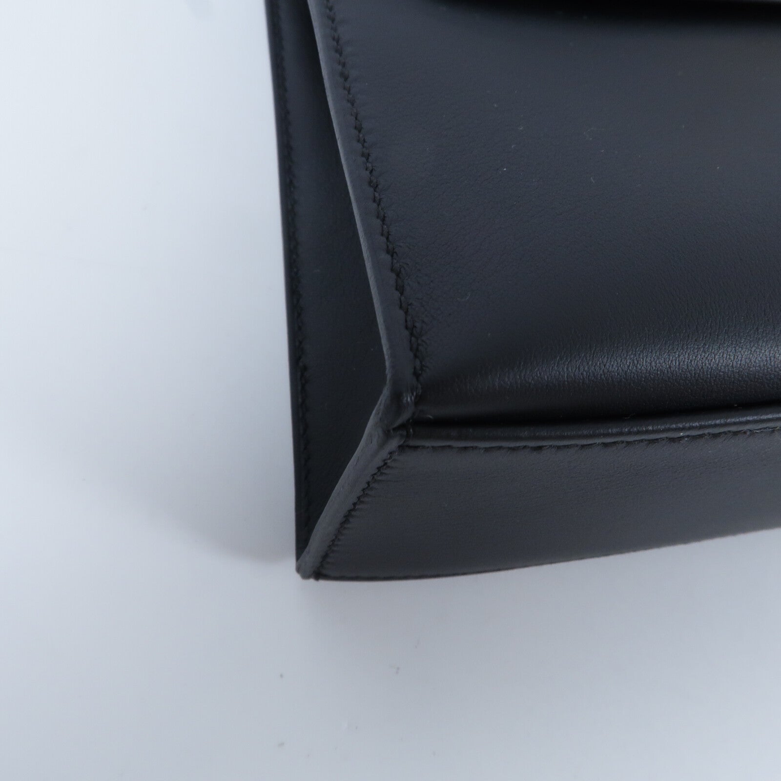 HERMES Swift皮革Kelly Pochette手挽袋Noir