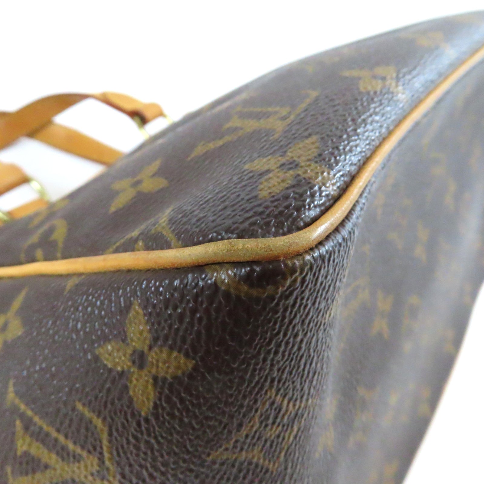 LOUIS VUITTON 【激減優惠】Monogram Batignolles金扣手挽袋啡色