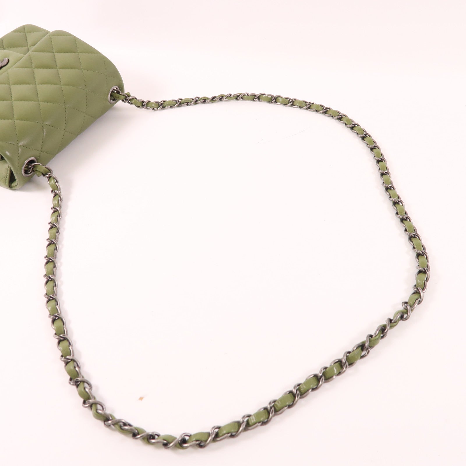 CHANEL【激減優惠】 牛皮皮革Mini Classic 17鏈帶肩背袋