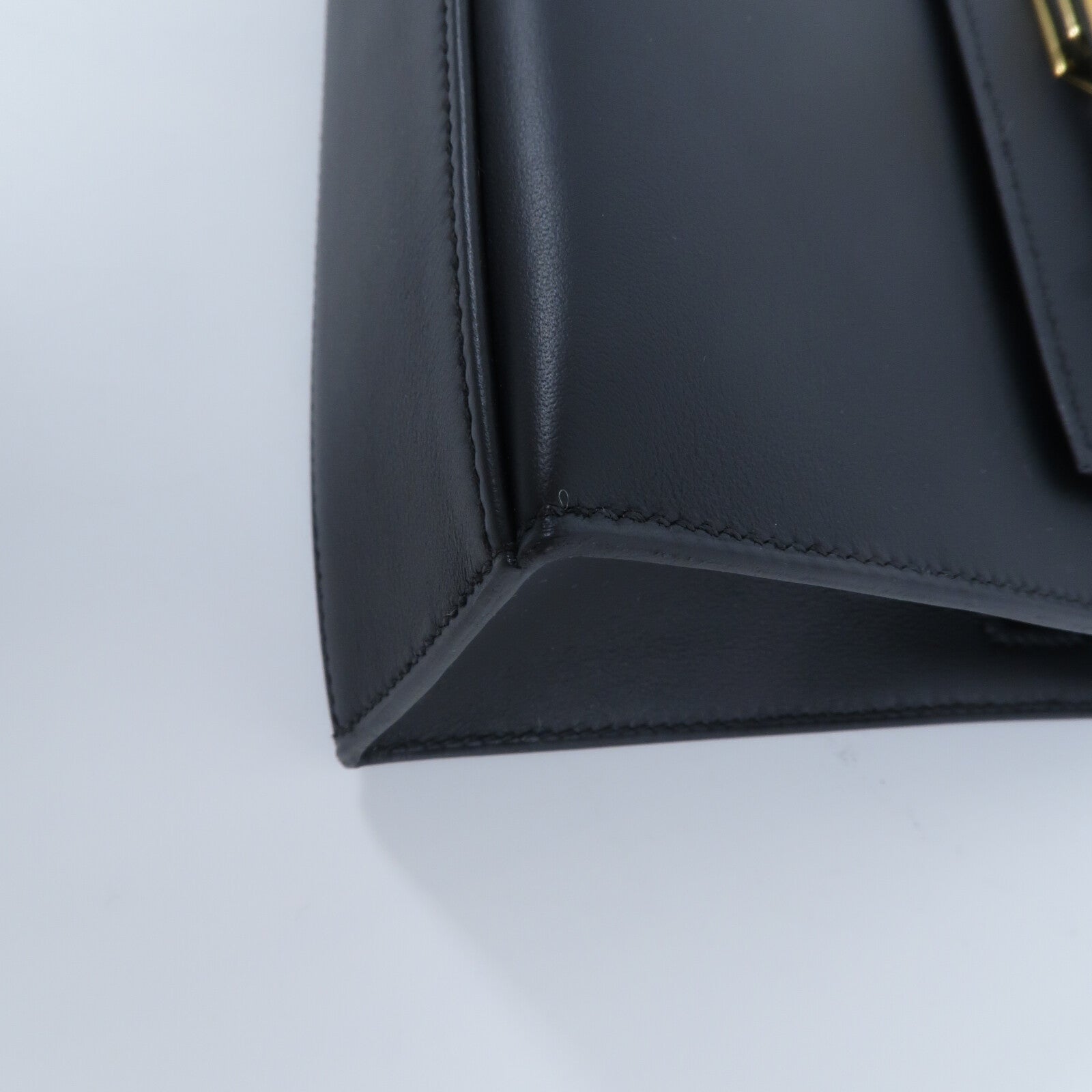 HERMES Swift皮革Kelly Pochette手挽袋Noir