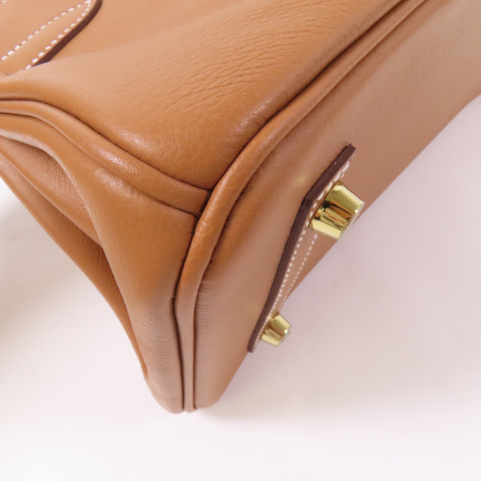 HERMES Evercolor皮革Shoulder Birkin Light 29金扣手挽袋Gold