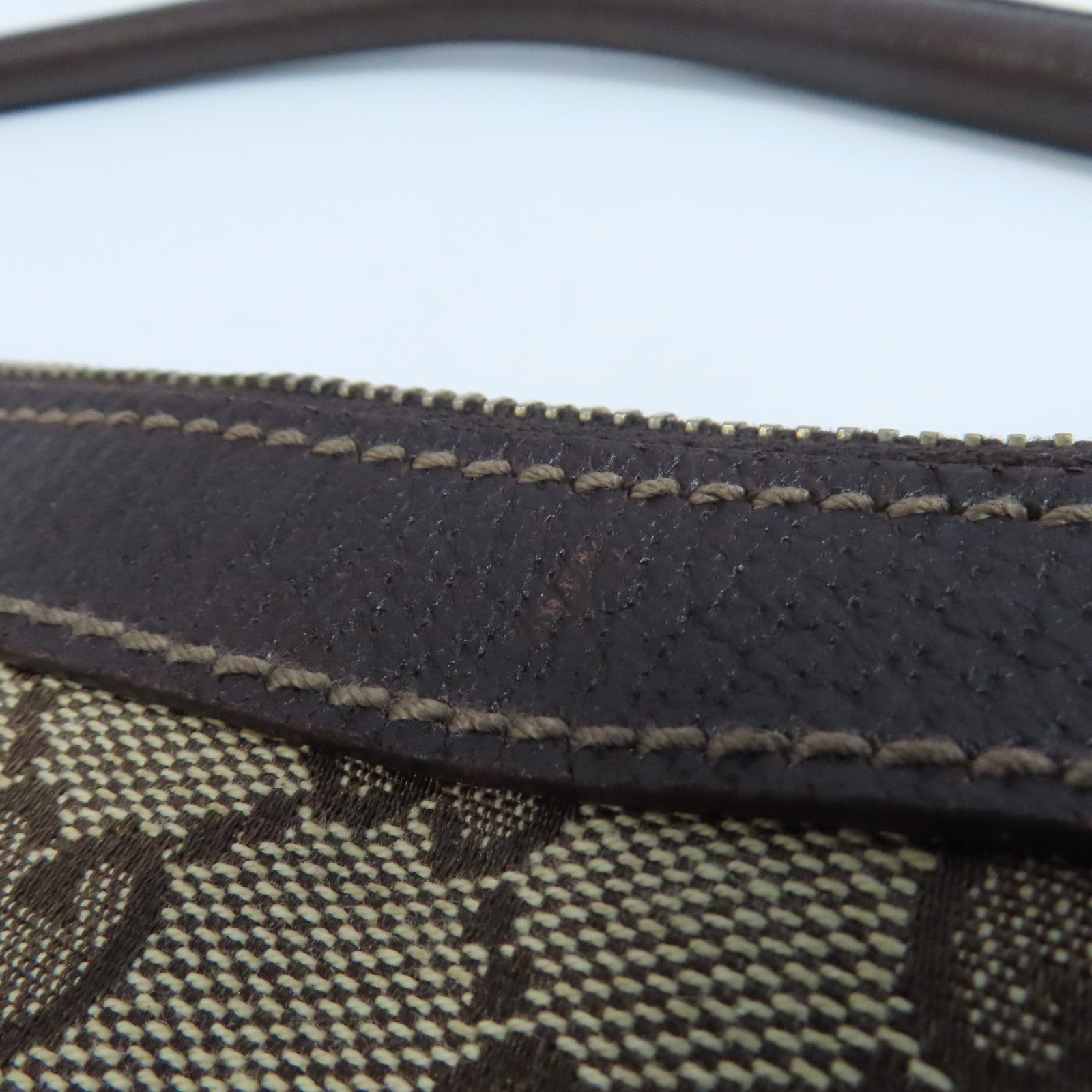 GUCCI 帆布Shoulder Bag金扣肩背袋啡色