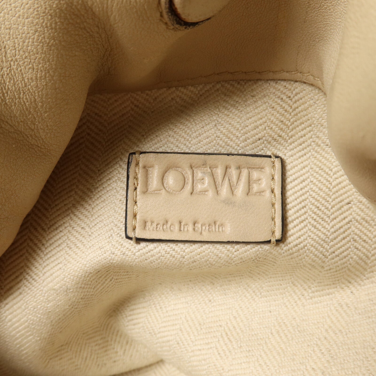 LOEWE 羊皮皮革Mini Flamenco Clutch肩背袋