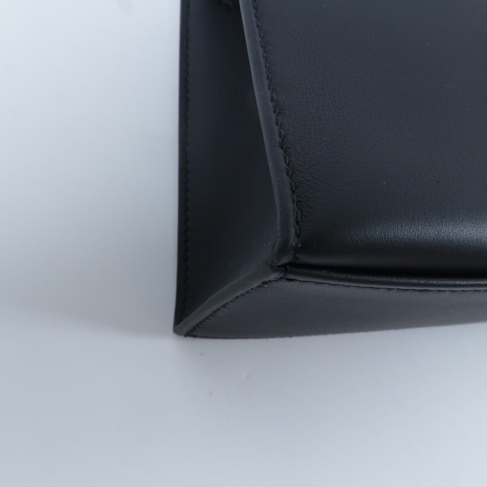 HERMES Swift皮革Kelly Pochette手挽袋Noir