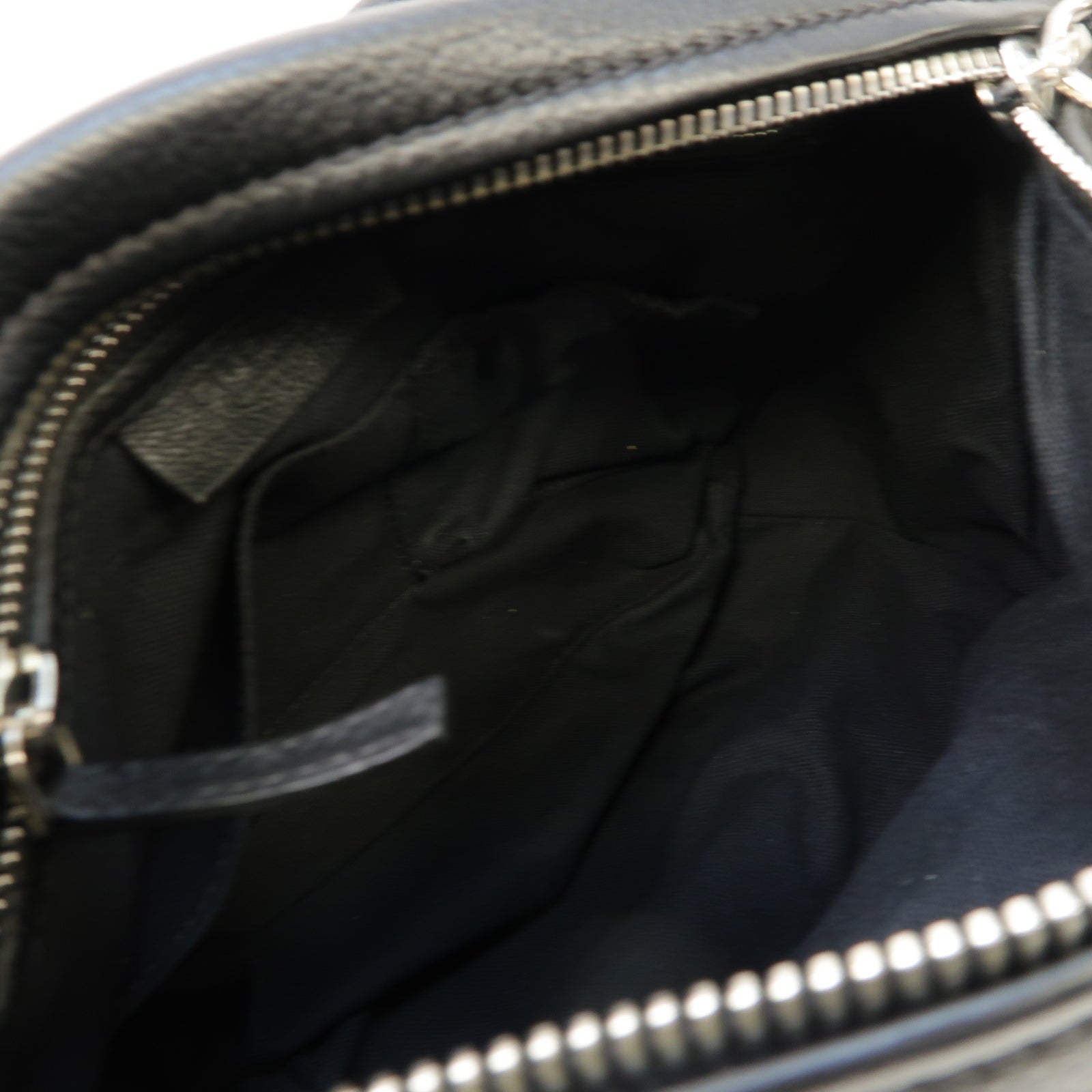 GIVENCHY 皮革Pandora 2 Way Shoulder Bag銀扣手挽肩背兩用袋黑色