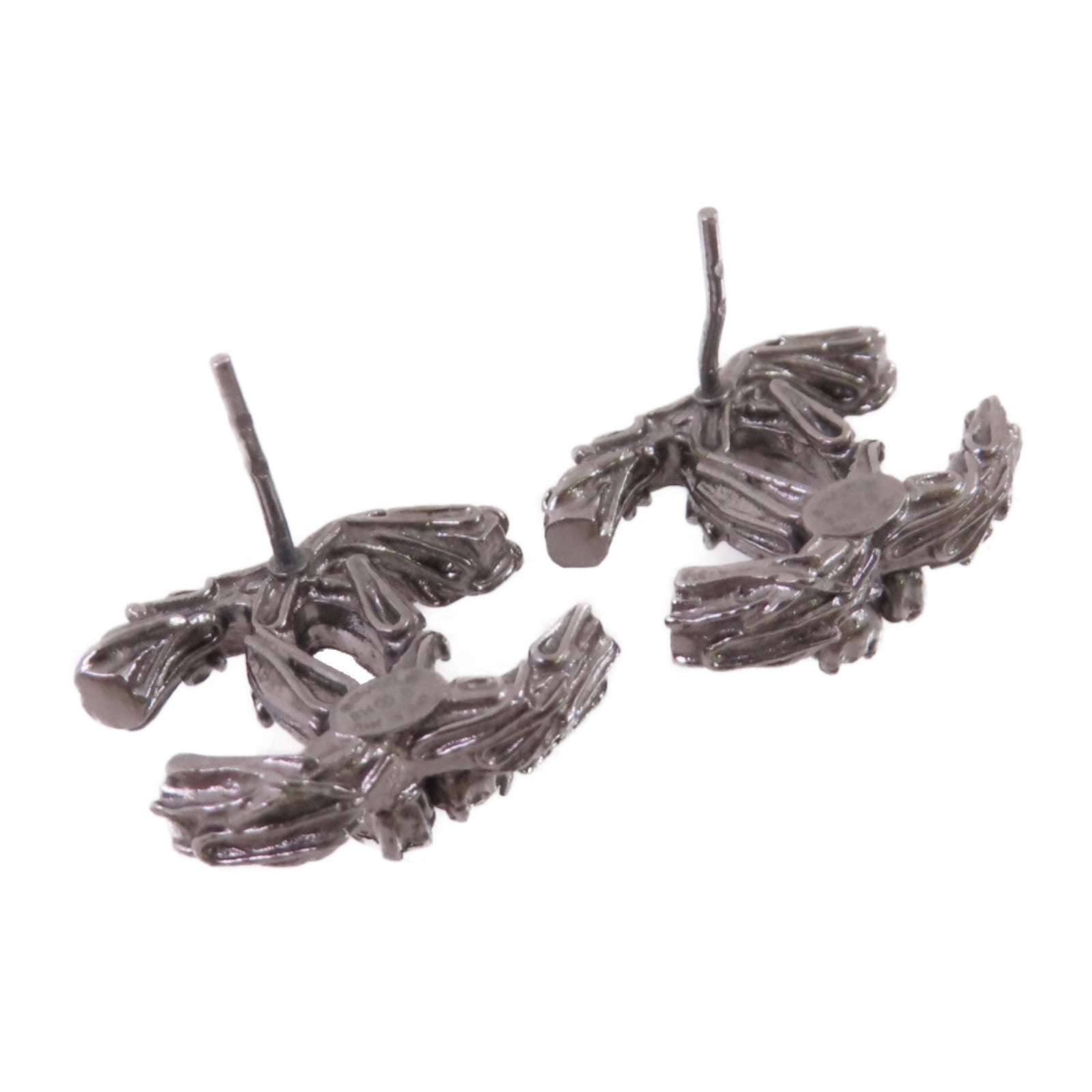 CHANEL 金屬/水晶玻璃CC Earrings耳環