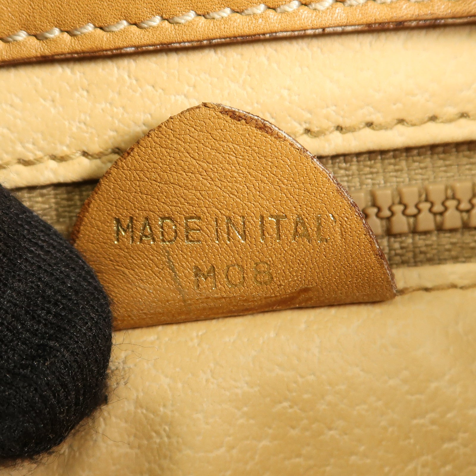 CELINE 塗層帆布Vintage Bag金扣肩背袋