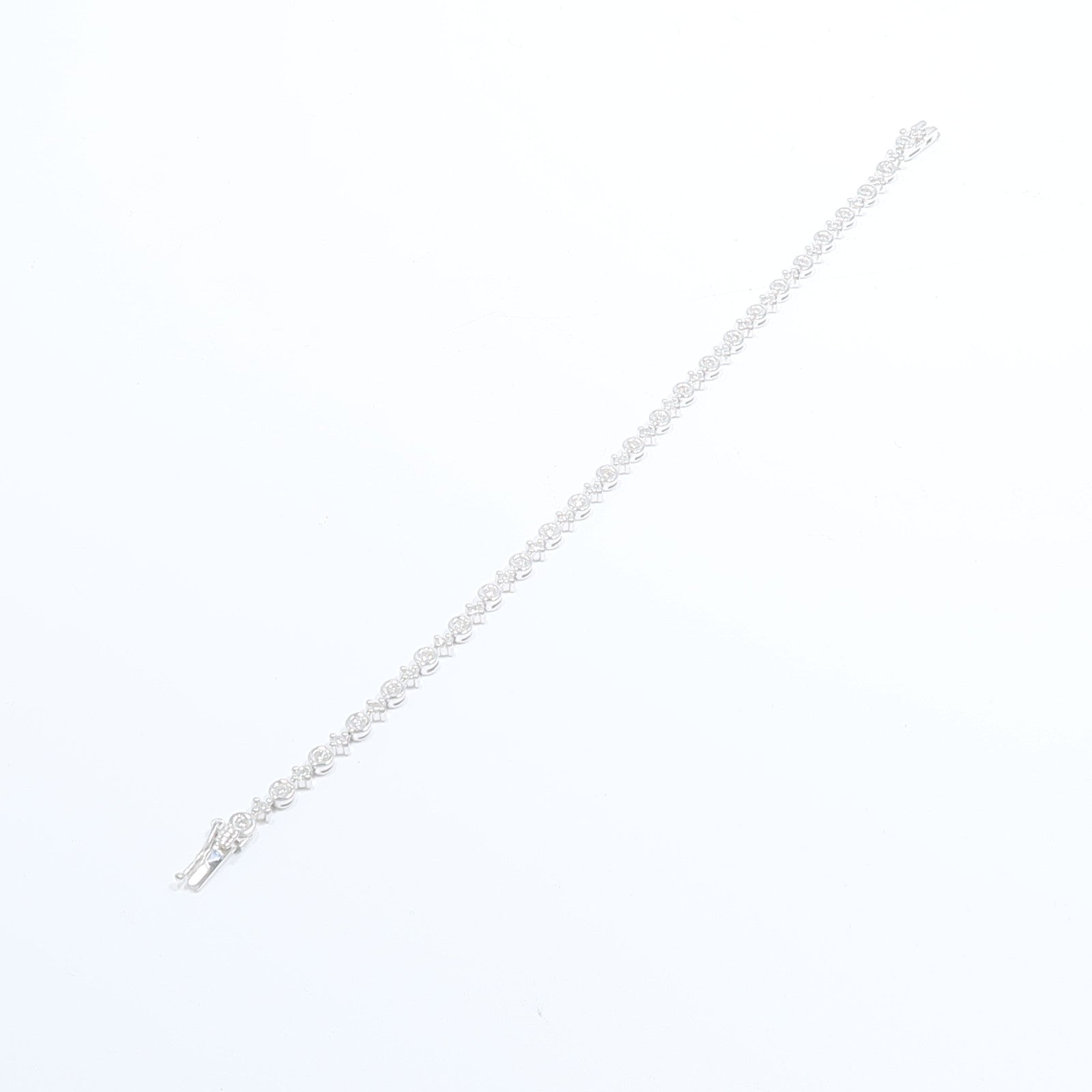 JEWELRY 18K白金Diamond Bracelet鑽石手鏈