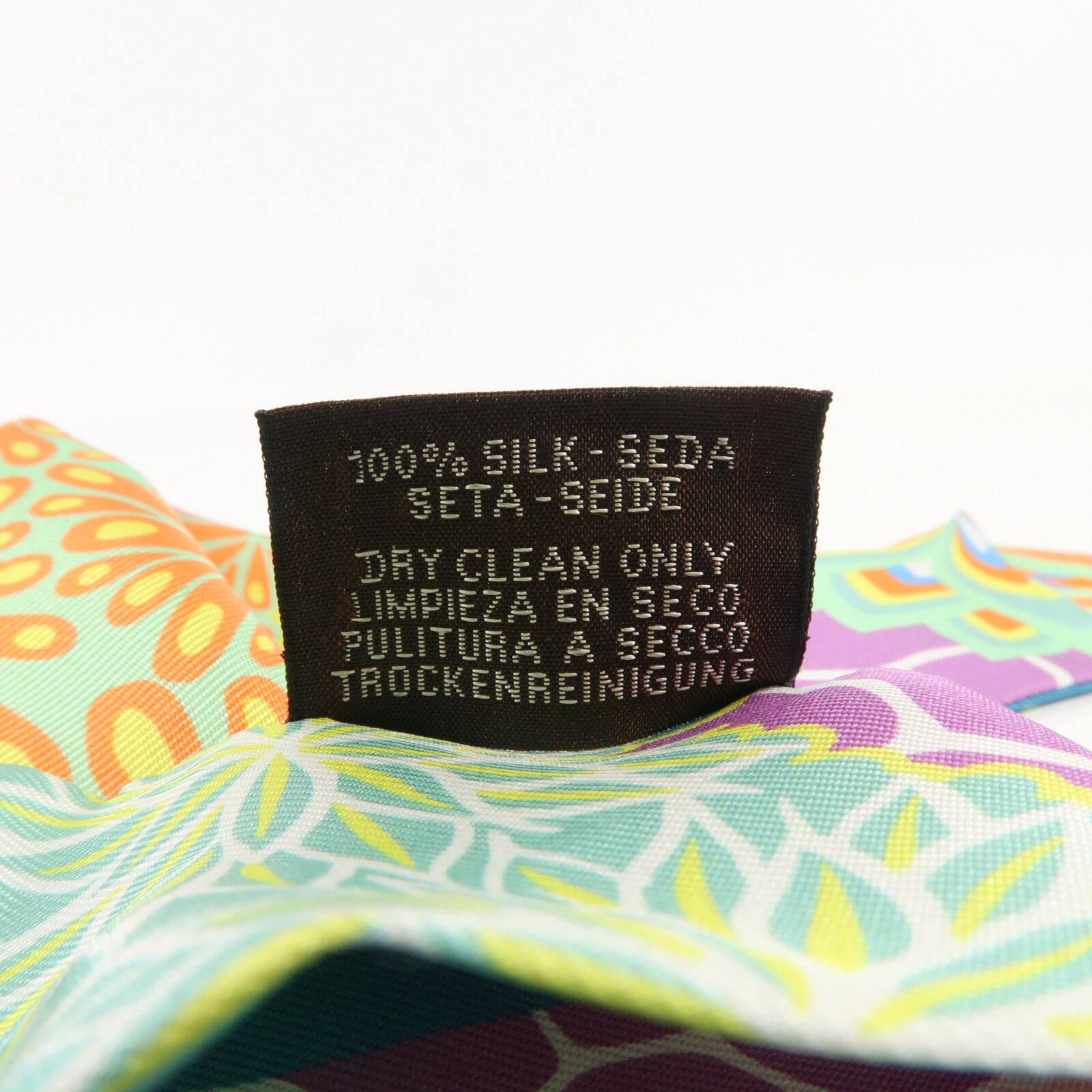 HERMES 絲質Twilly絲巾