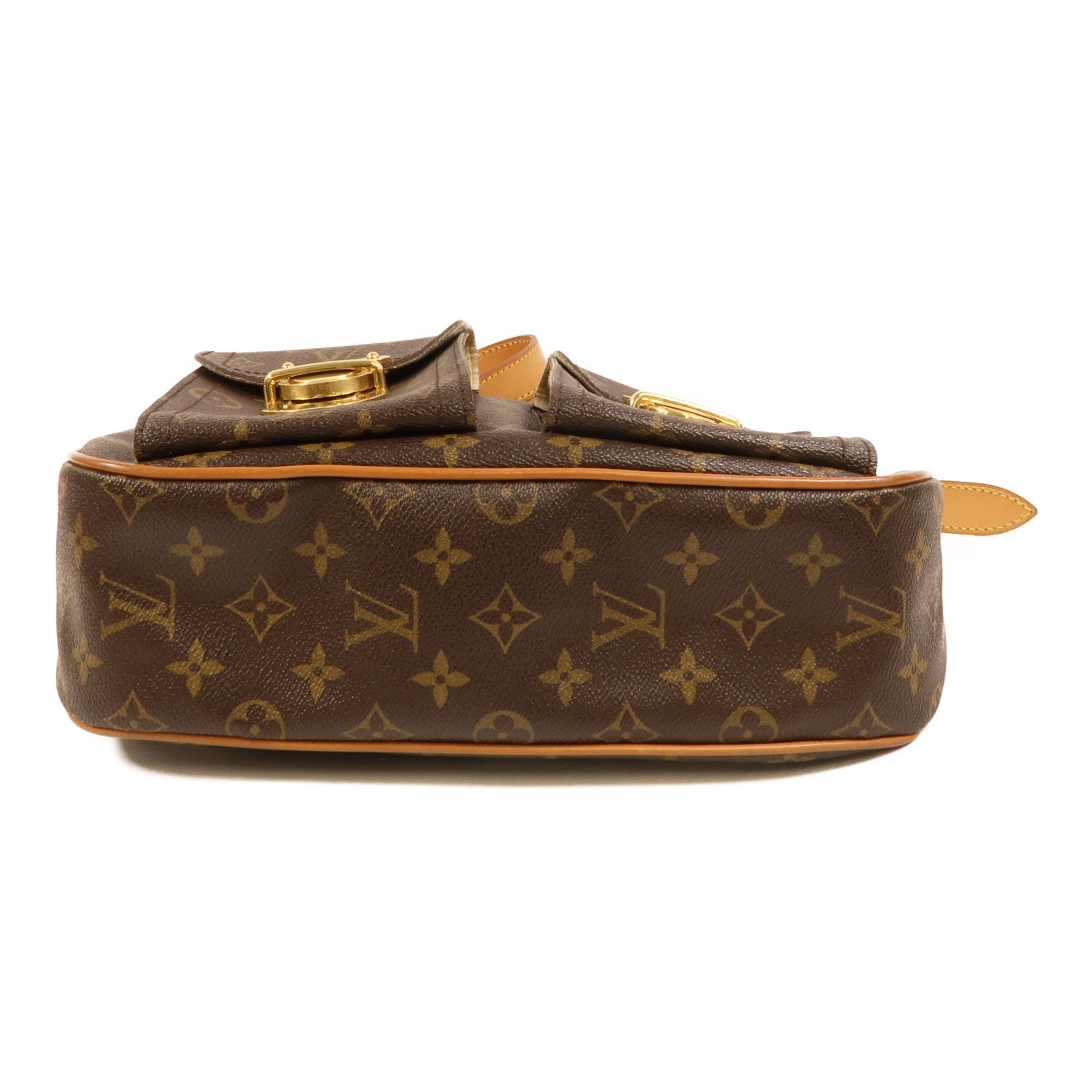 LOUIS VUITTON Monogram Hudson GM金扣肩背袋