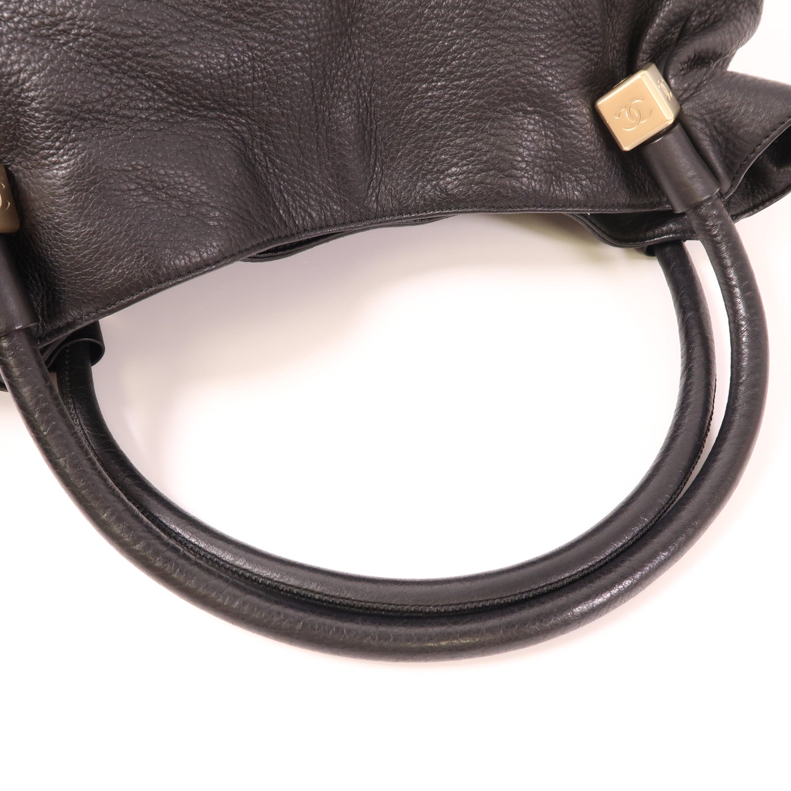 CHANEL 牛皮皮革Shoulder Bag金扣肩背袋