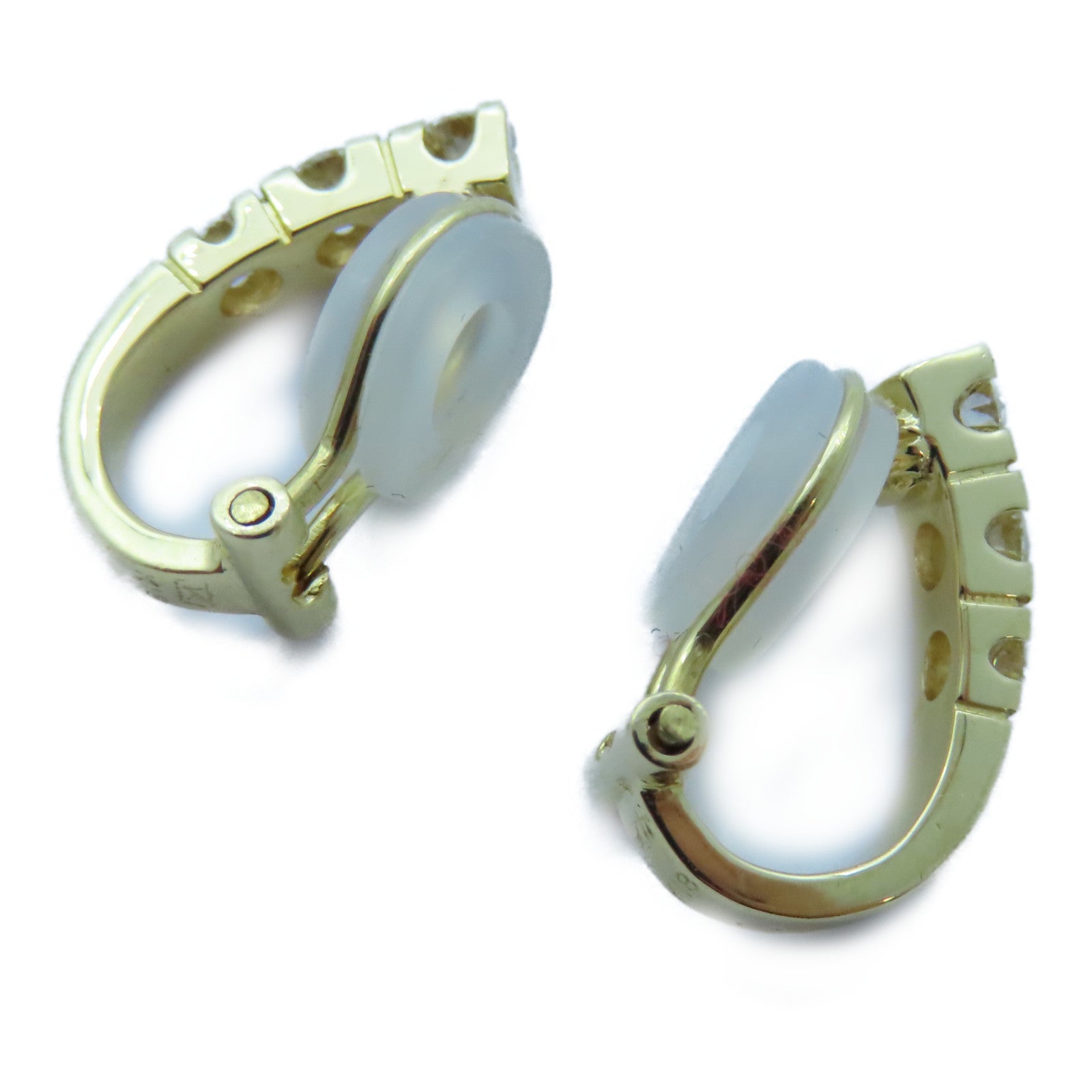 JEWELRY 【激減優惠】18K黃金Diamond Earrings 0.37ct/0.37ct鑽石耳環