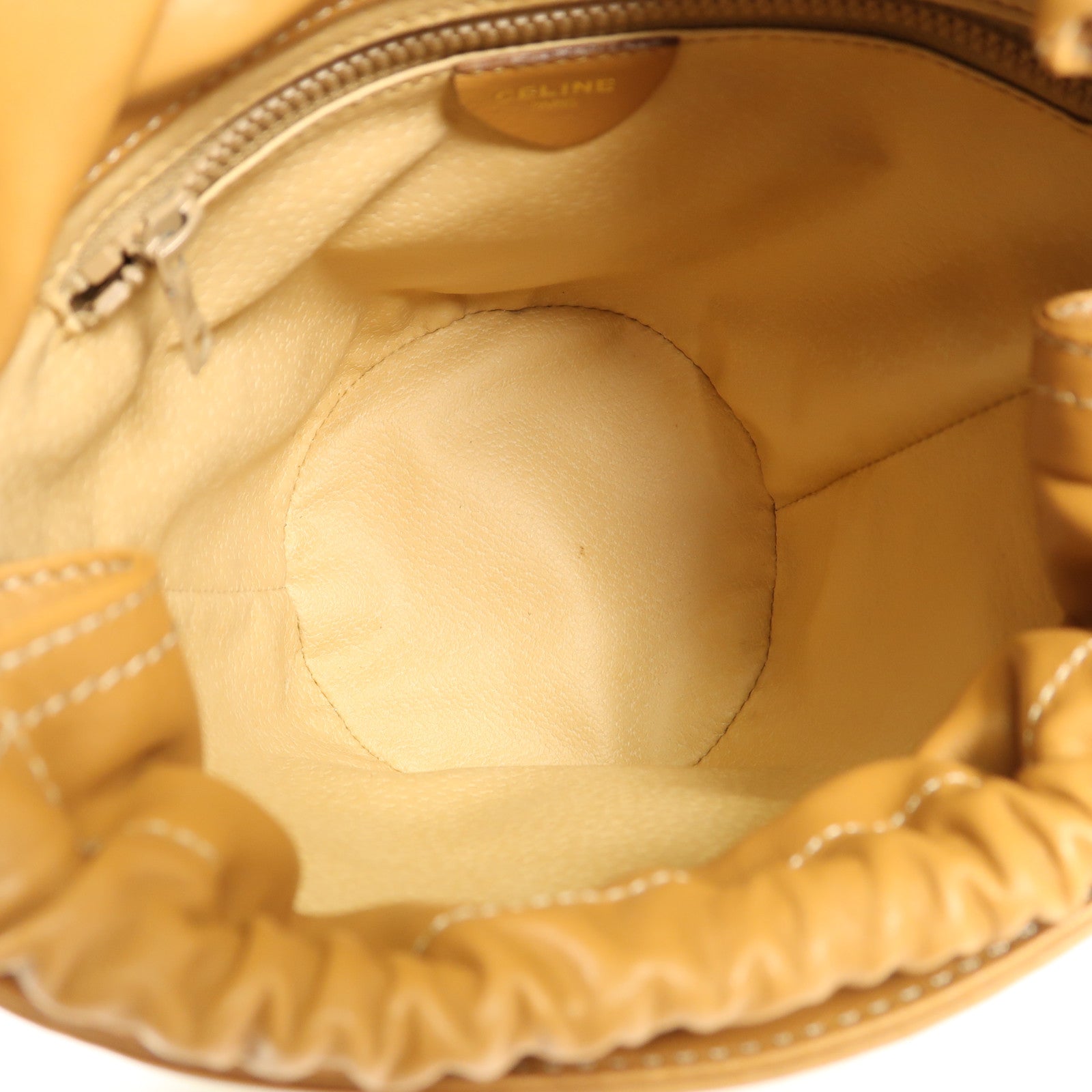 CELINE 塗層帆布Vintage Bag金扣肩背袋