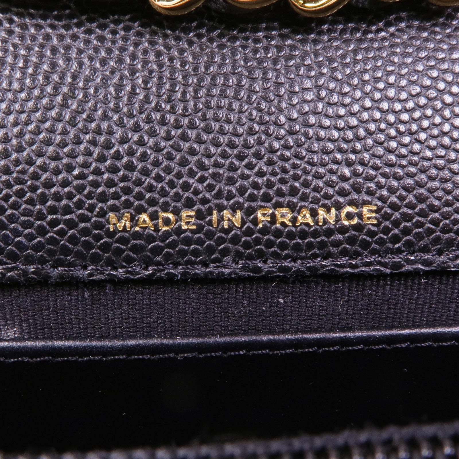 CHANEL 牛皮皮革WOC Wallet On Chain金扣鏈帶肩背袋