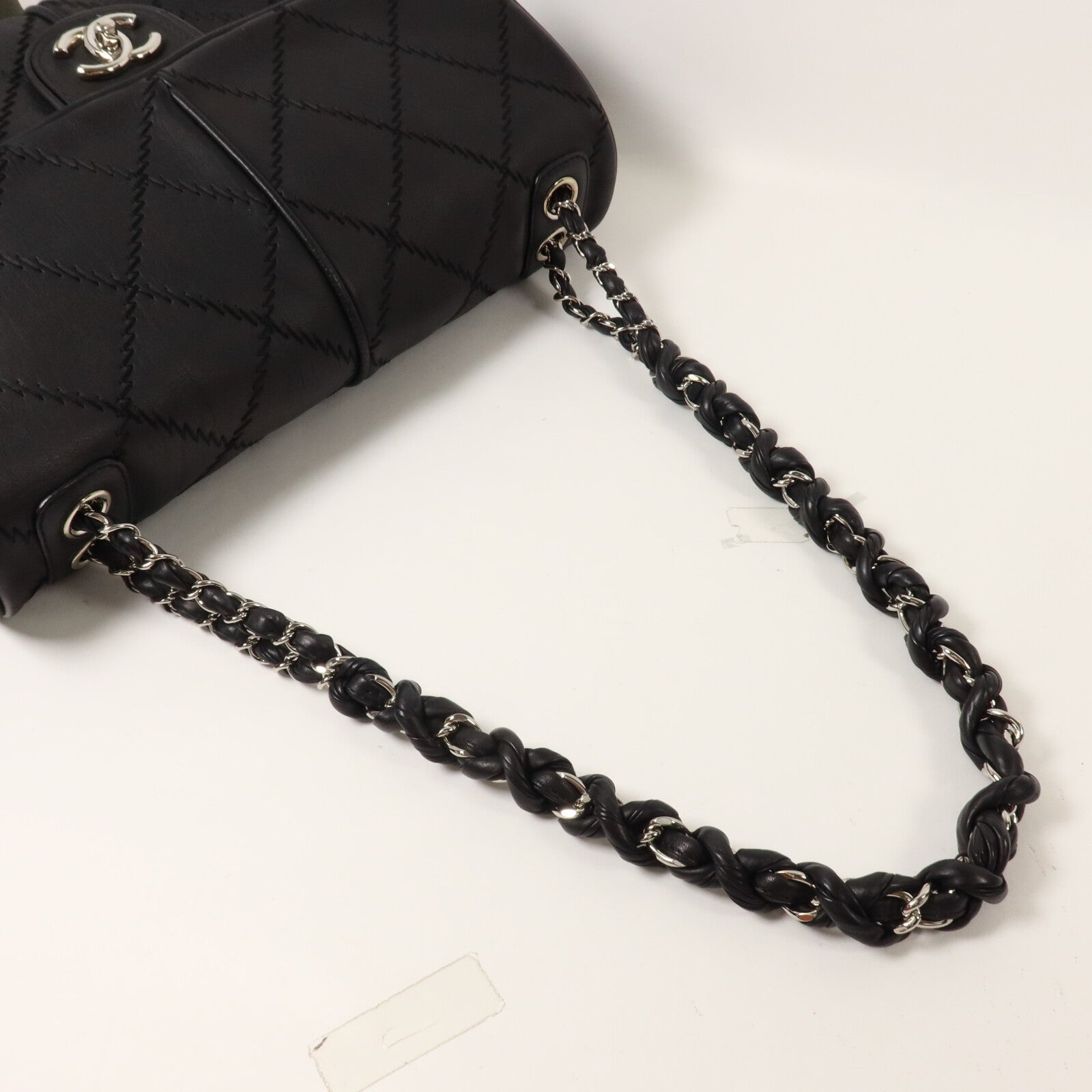 CHANEL 牛皮皮革Chain Shoulder鏈帶肩背袋