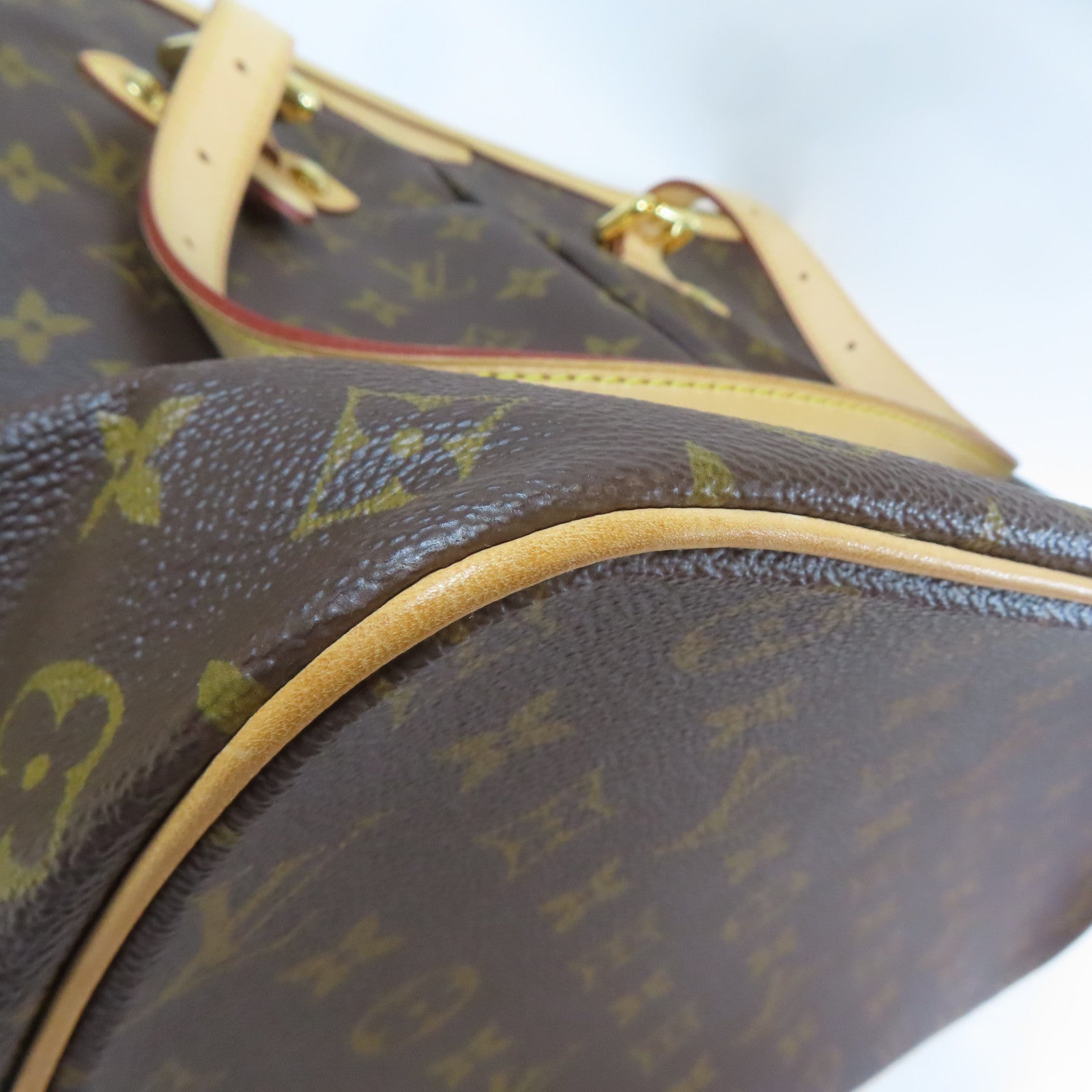 LOUIS VUITTON Monogram Palermo GM 2 Way Shoulder Bag金扣手挽肩背兩用袋啡色