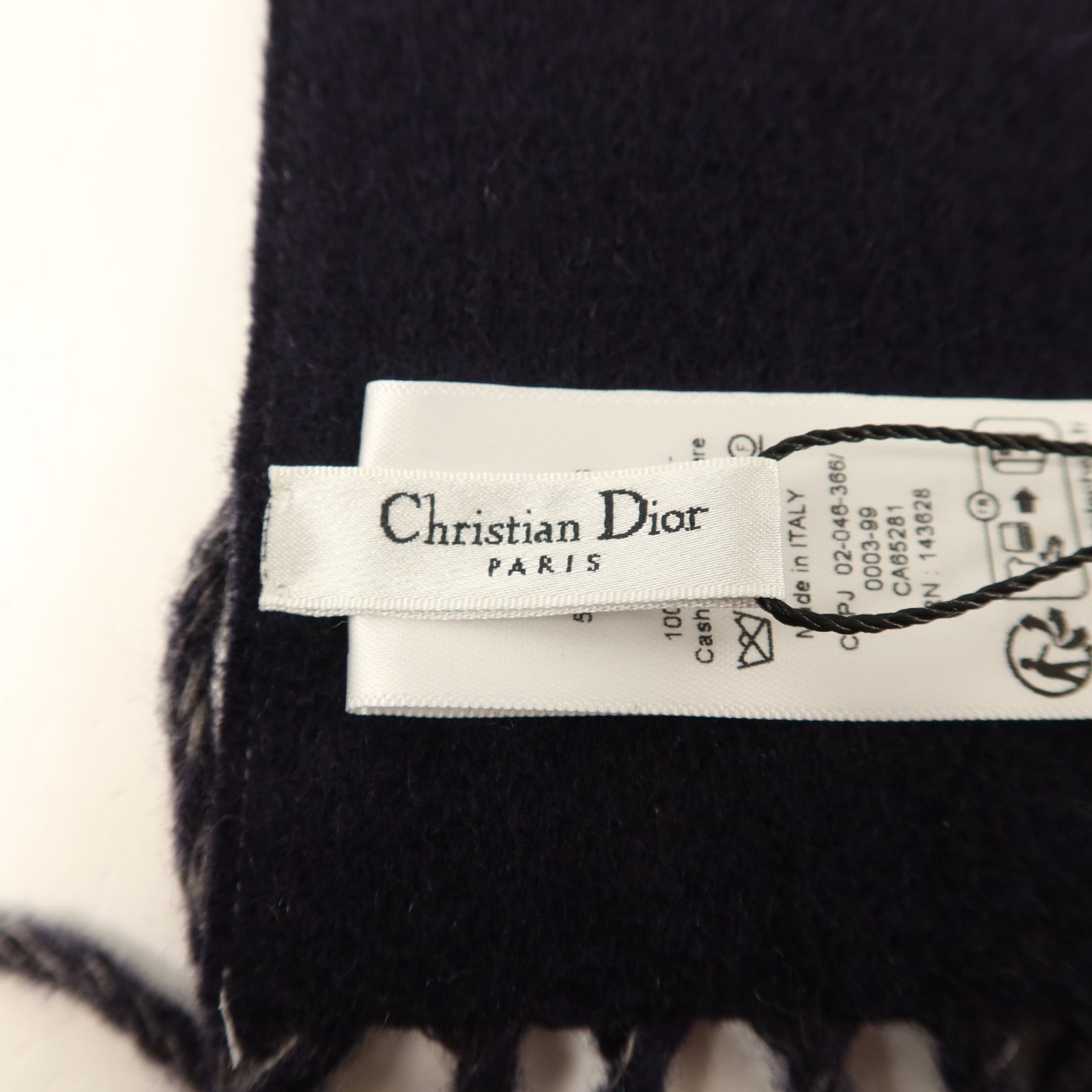 Dior 羊絨Oblique Scarf頸巾