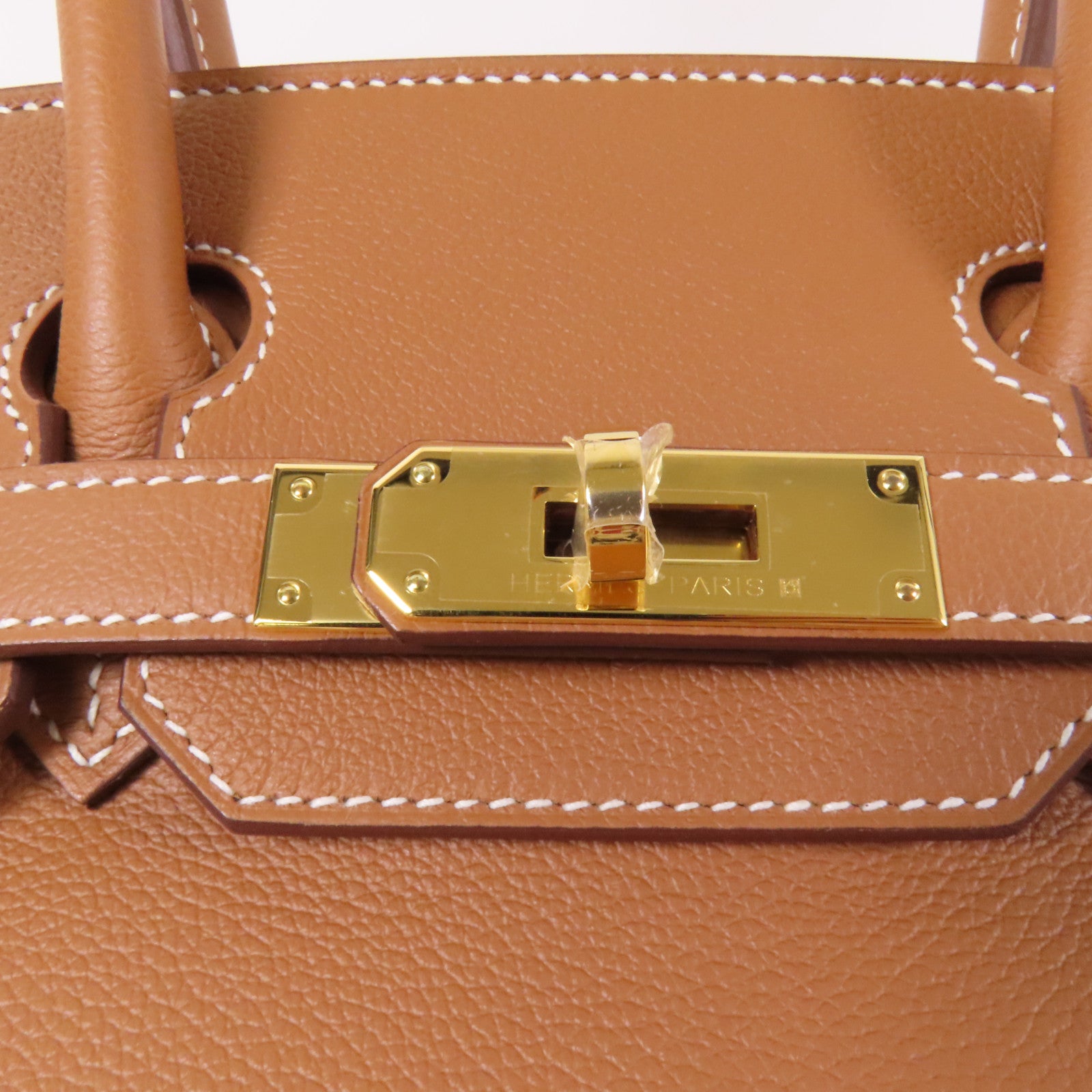 HERMES Evercolor皮革Shoulder Birkin Light 29金扣手挽袋Gold