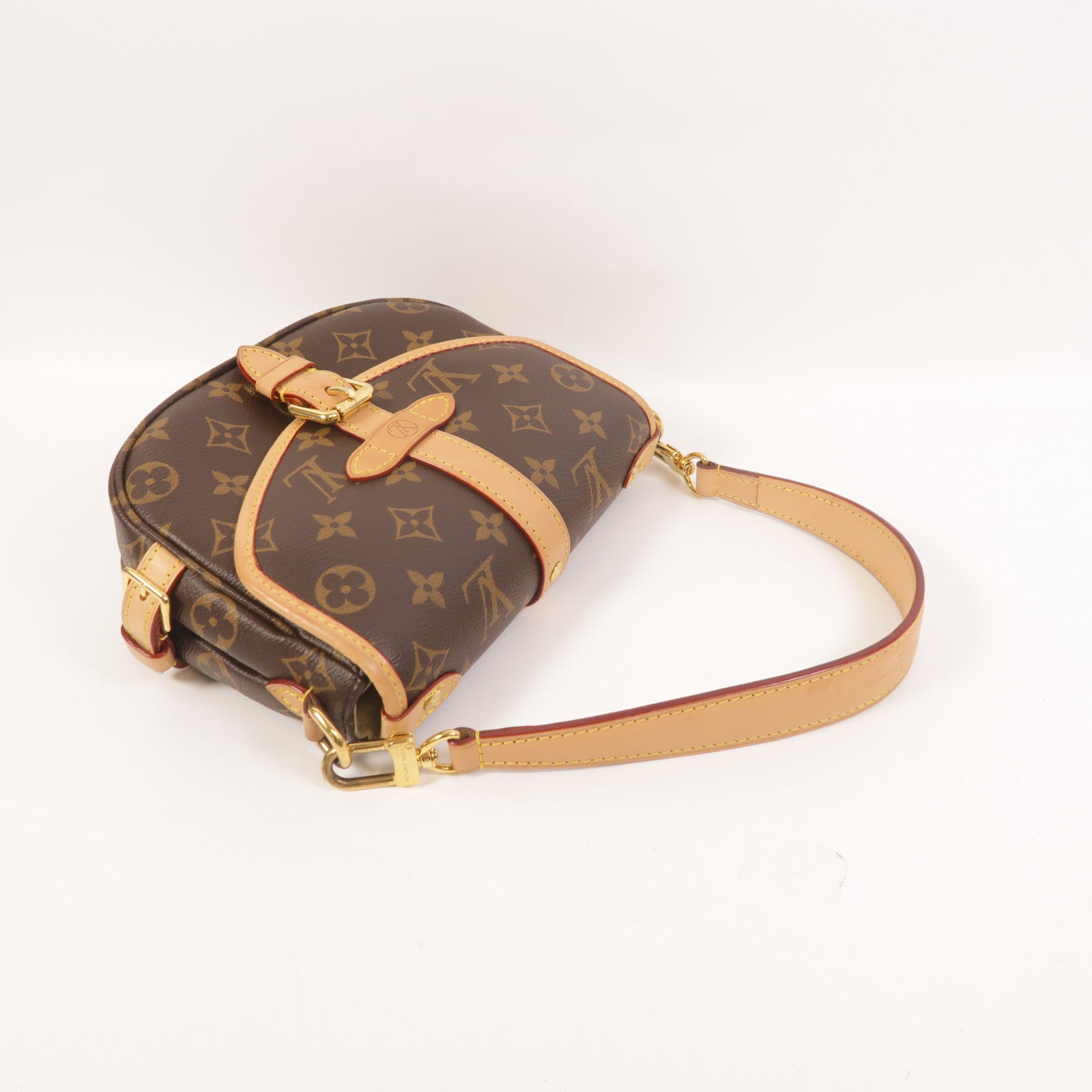 LOUIS VUITTON Monogram Saumur BB手挽肩背兩用袋