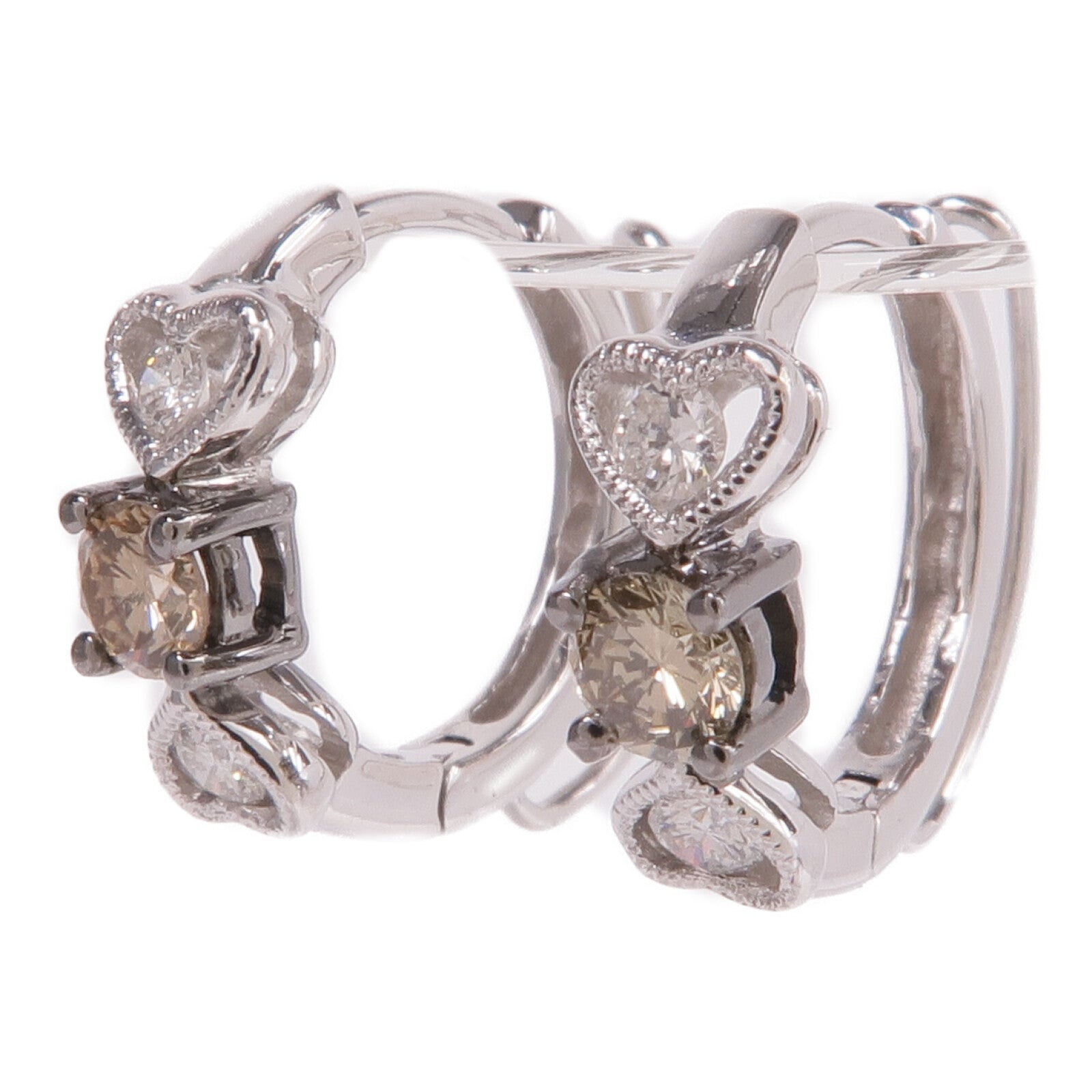JEWELRY 18K白金Diamond Earrings鑽石耳環