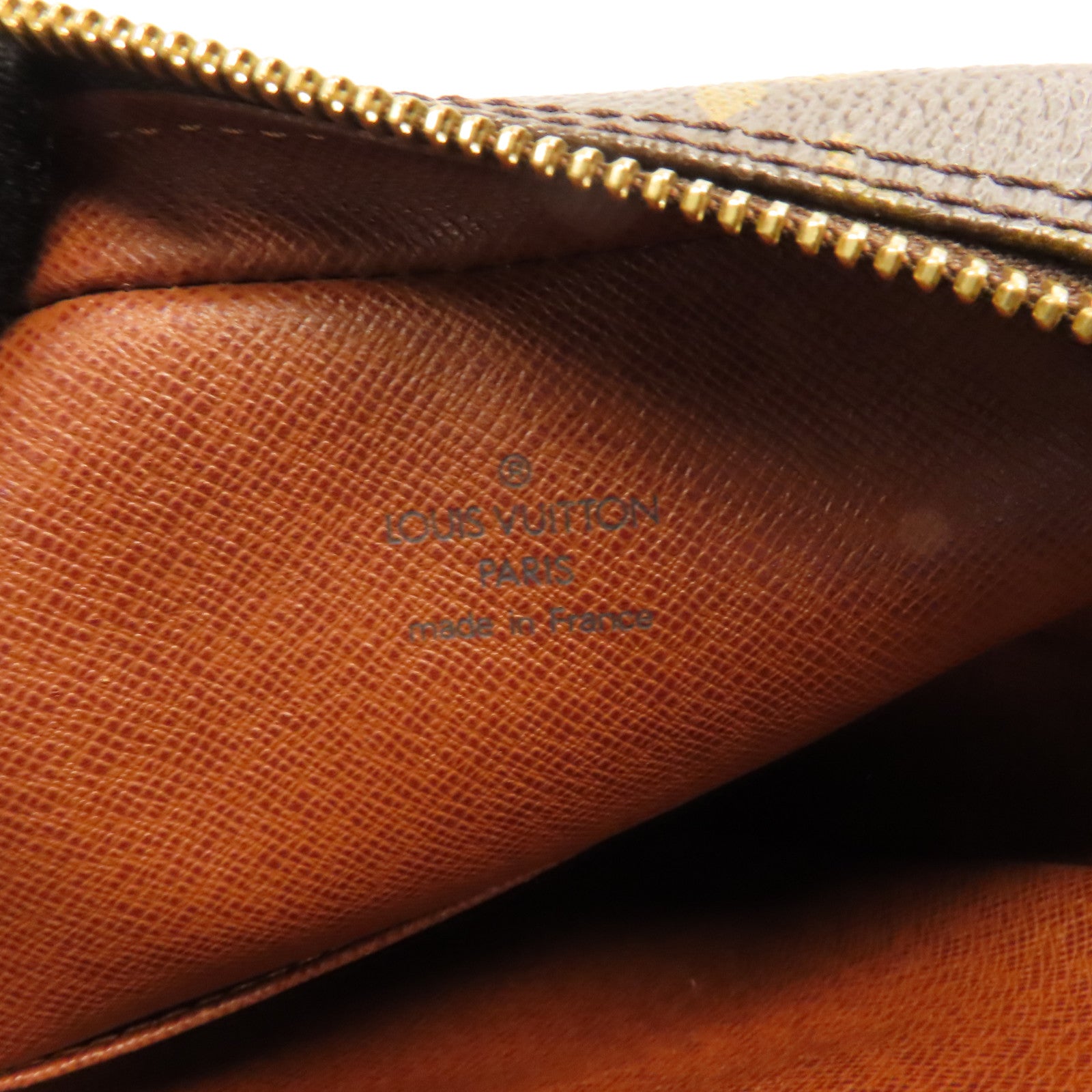 LOUIS VUITTON Monogram Amazon金扣肩背袋棕色