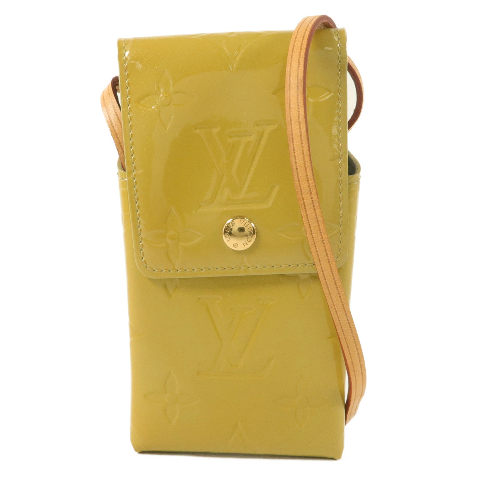 LOUIS VUITTON Monogram Vernis Cigarette Case煙盒肩背袋