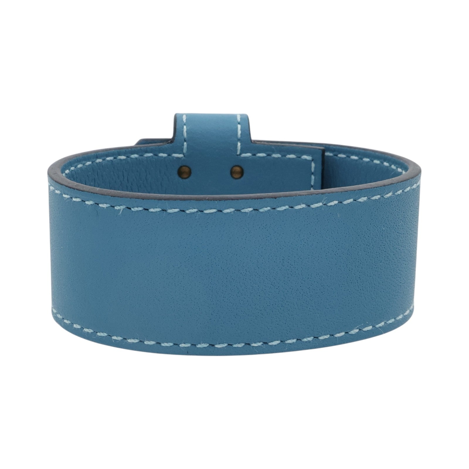 HERMES Swift皮革Kelly Twist手帶Bleu Jean