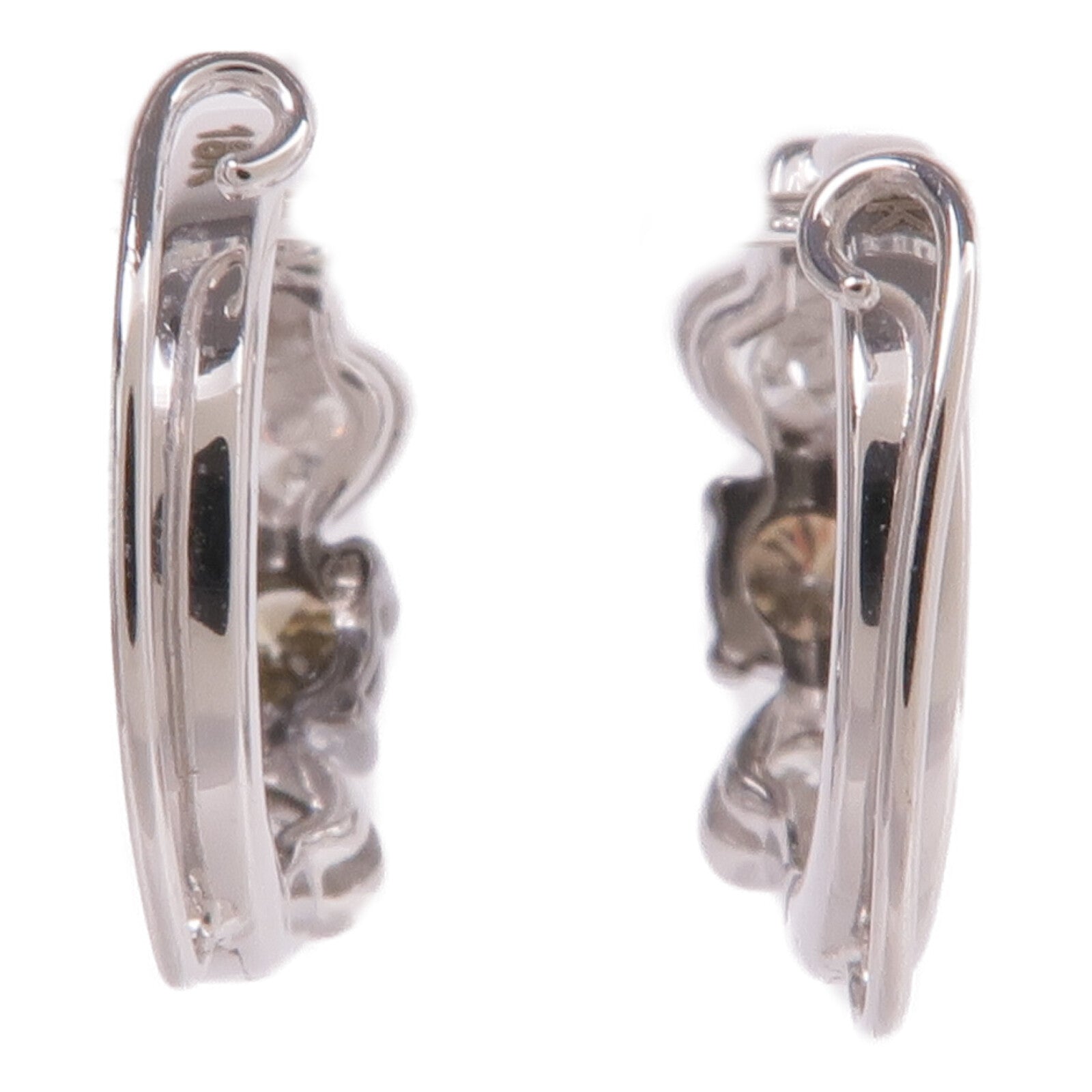 JEWELRY 18K白金Diamond Earrings鑽石耳環