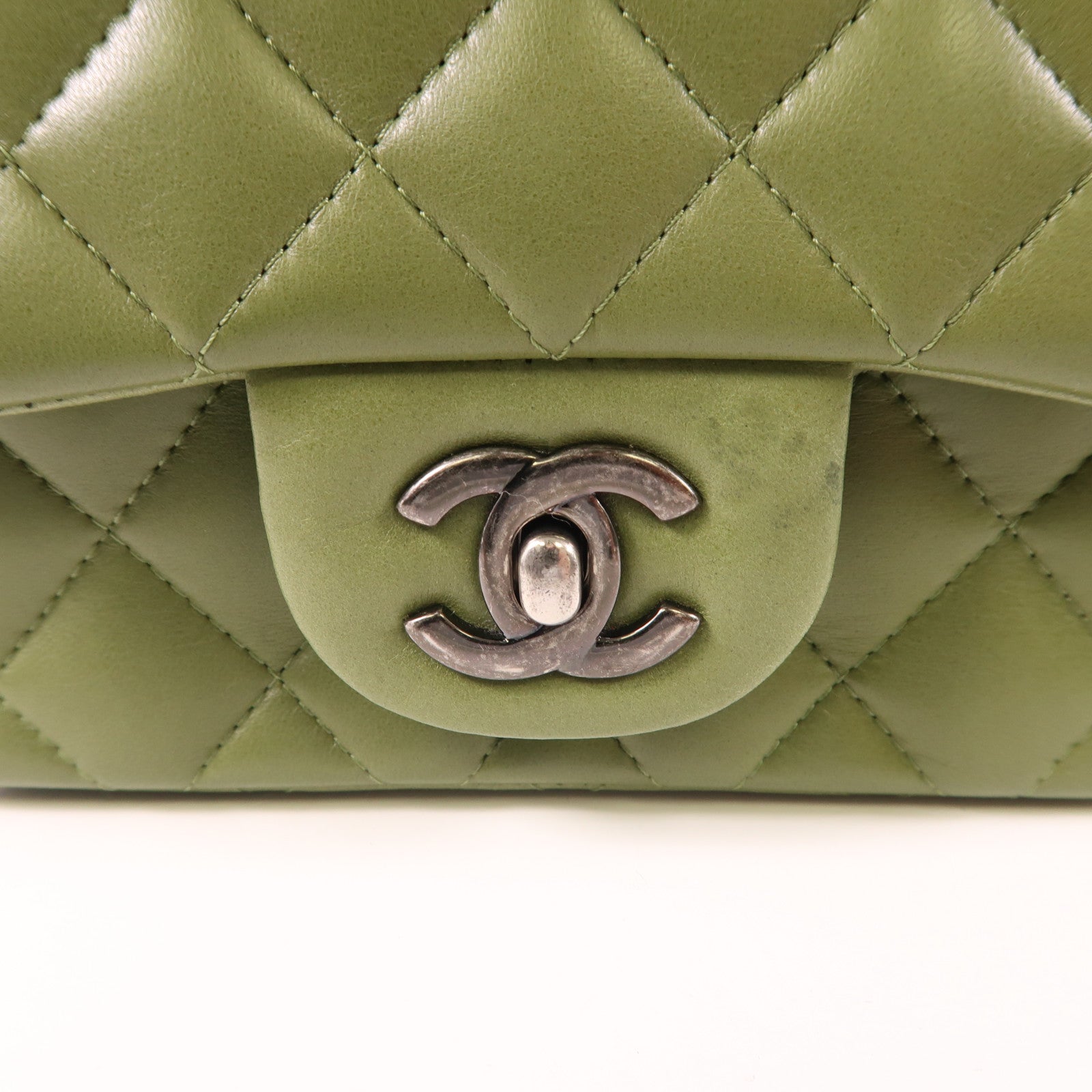 CHANEL【激減優惠】 牛皮皮革Mini Classic 17鏈帶肩背袋