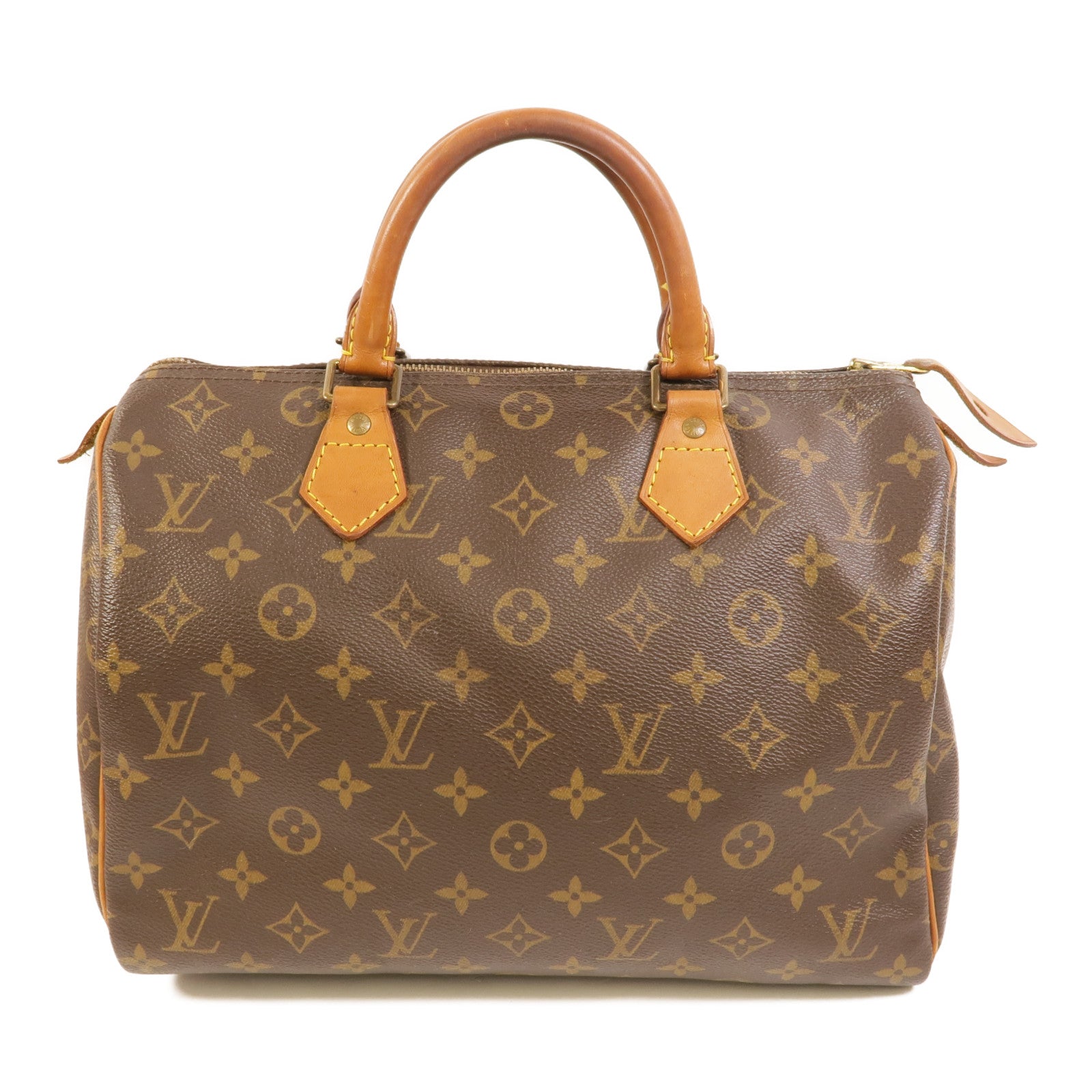 LOUIS VUITTON Monogram Speedy 30金扣手挽袋