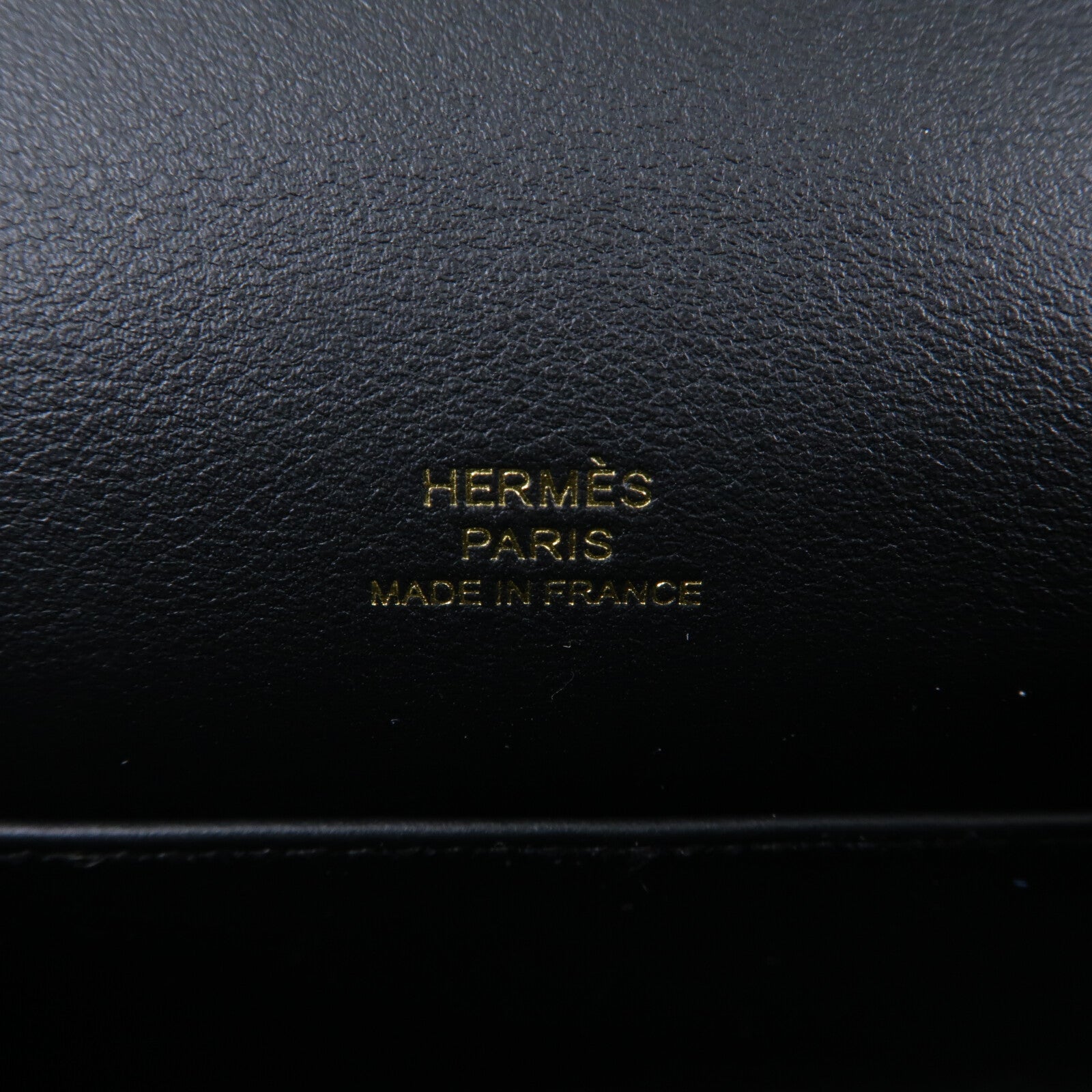 HERMES Swift皮革Kelly Pochette手挽袋Noir