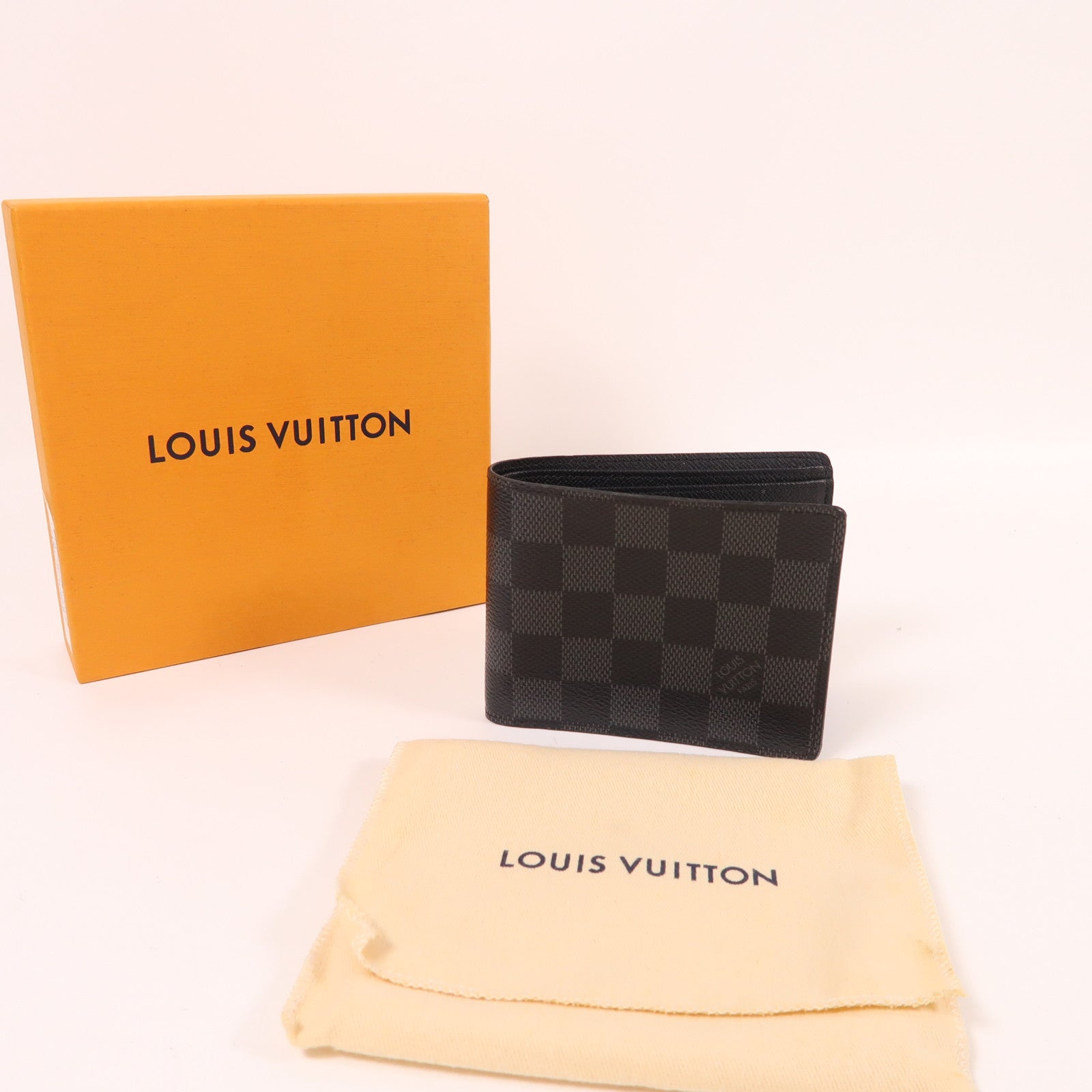 LOUIS VUITTON Damier Graphite Multiple Wallet錢包
