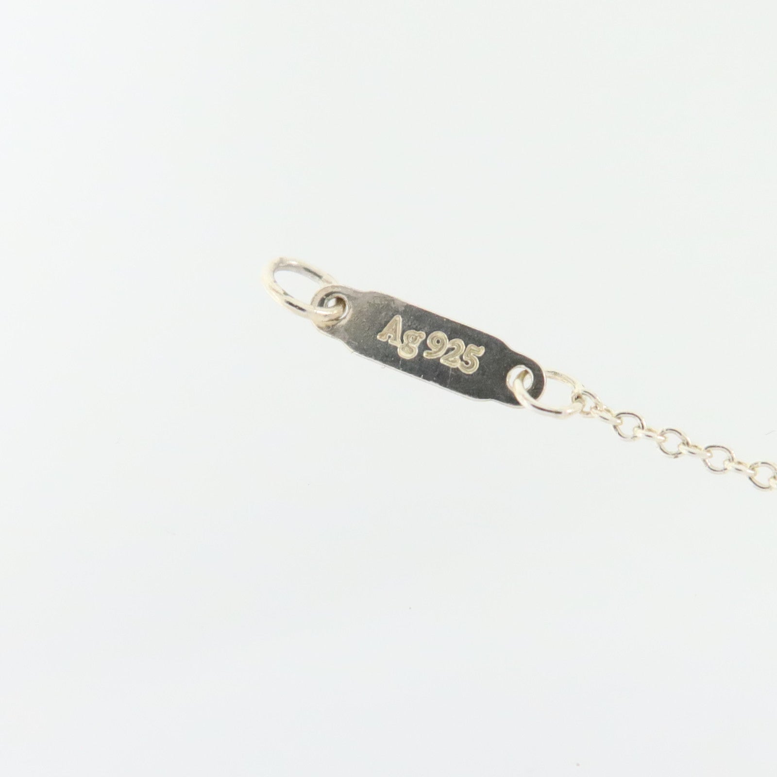 TIFFANY＆CO 925純銀Return To Tiffany Blue Double Heart Tag Necklace項鏈