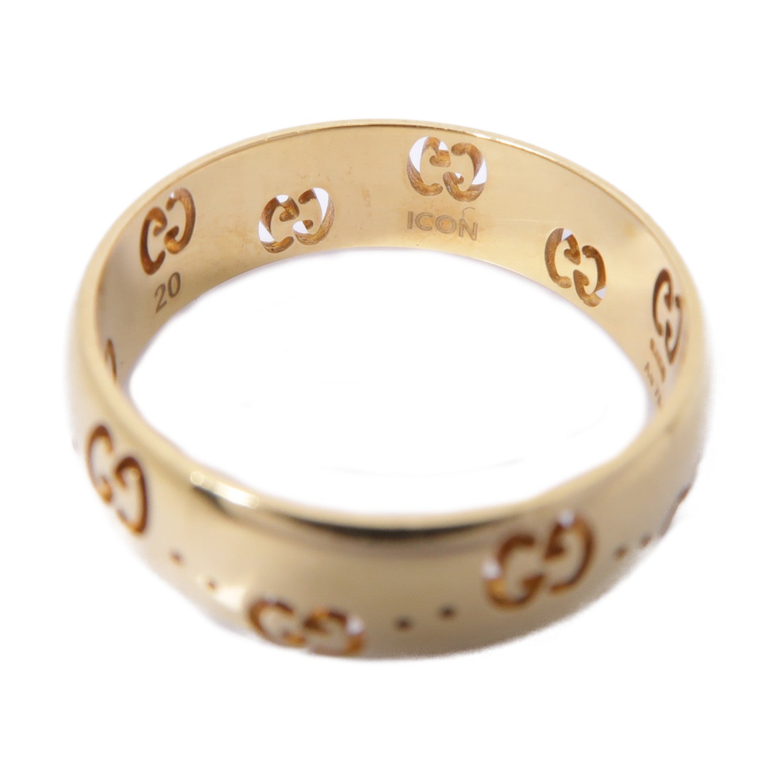 GUCCI 18K黄金Ring戒指US#9