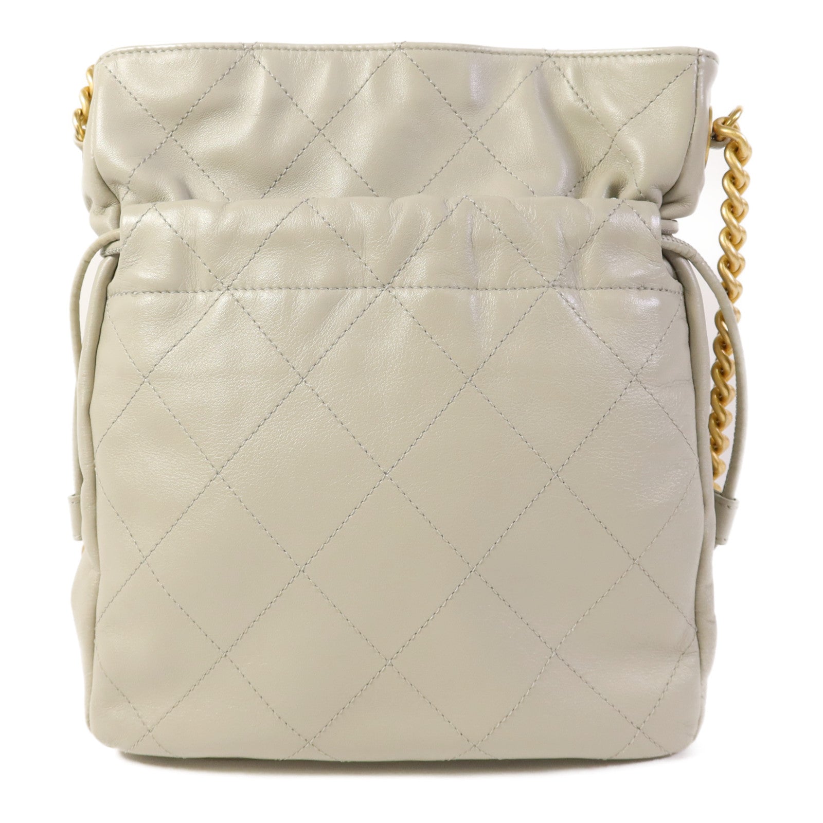 CHANEL 牛皮皮革Shoulder Bag金扣肩背袋