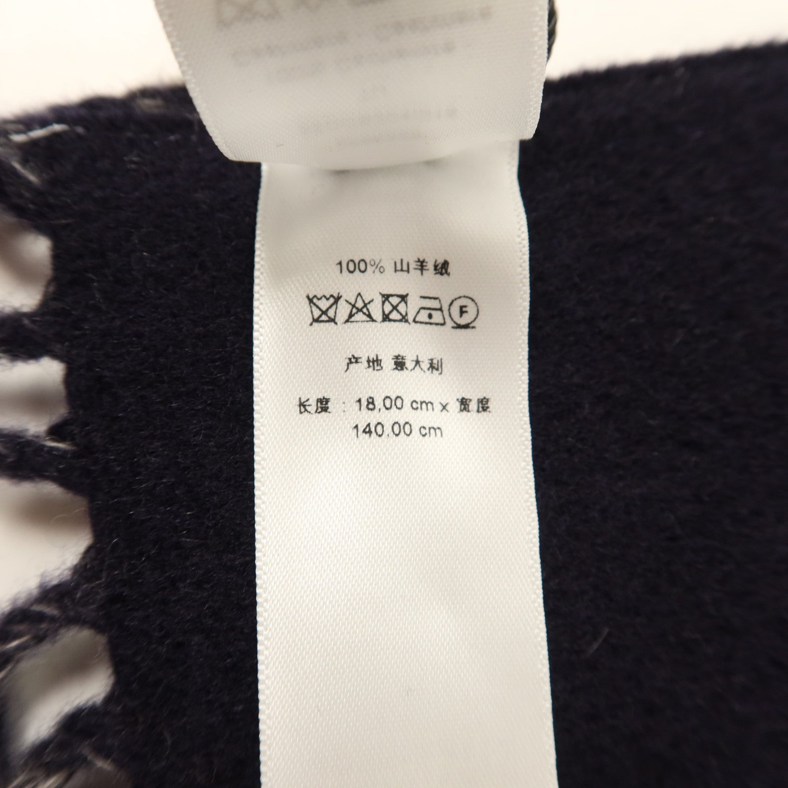 Dior 羊絨Oblique Scarf頸巾