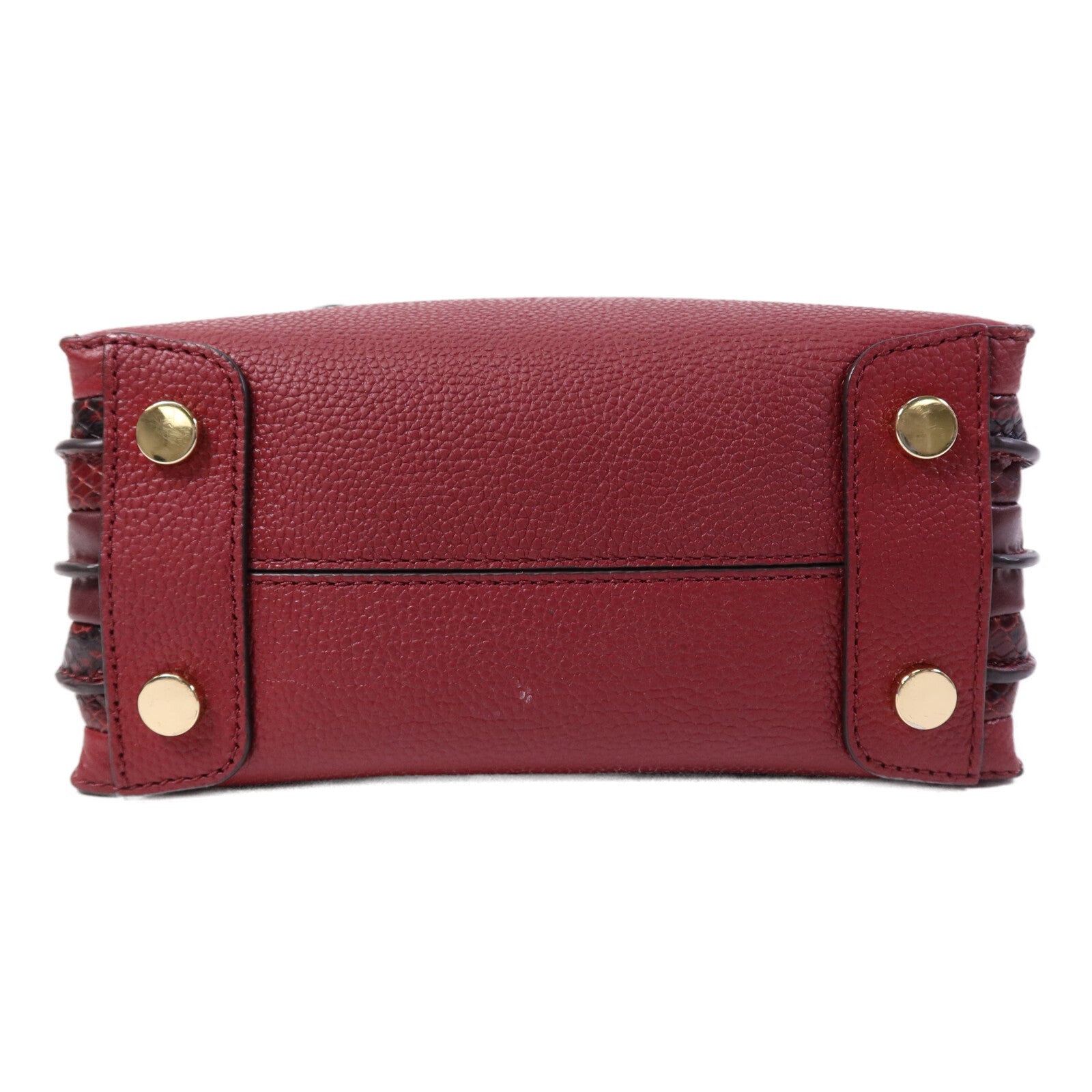 Michael Kors 牛皮皮革Mercer Accordion金扣手挽肩背兩用袋