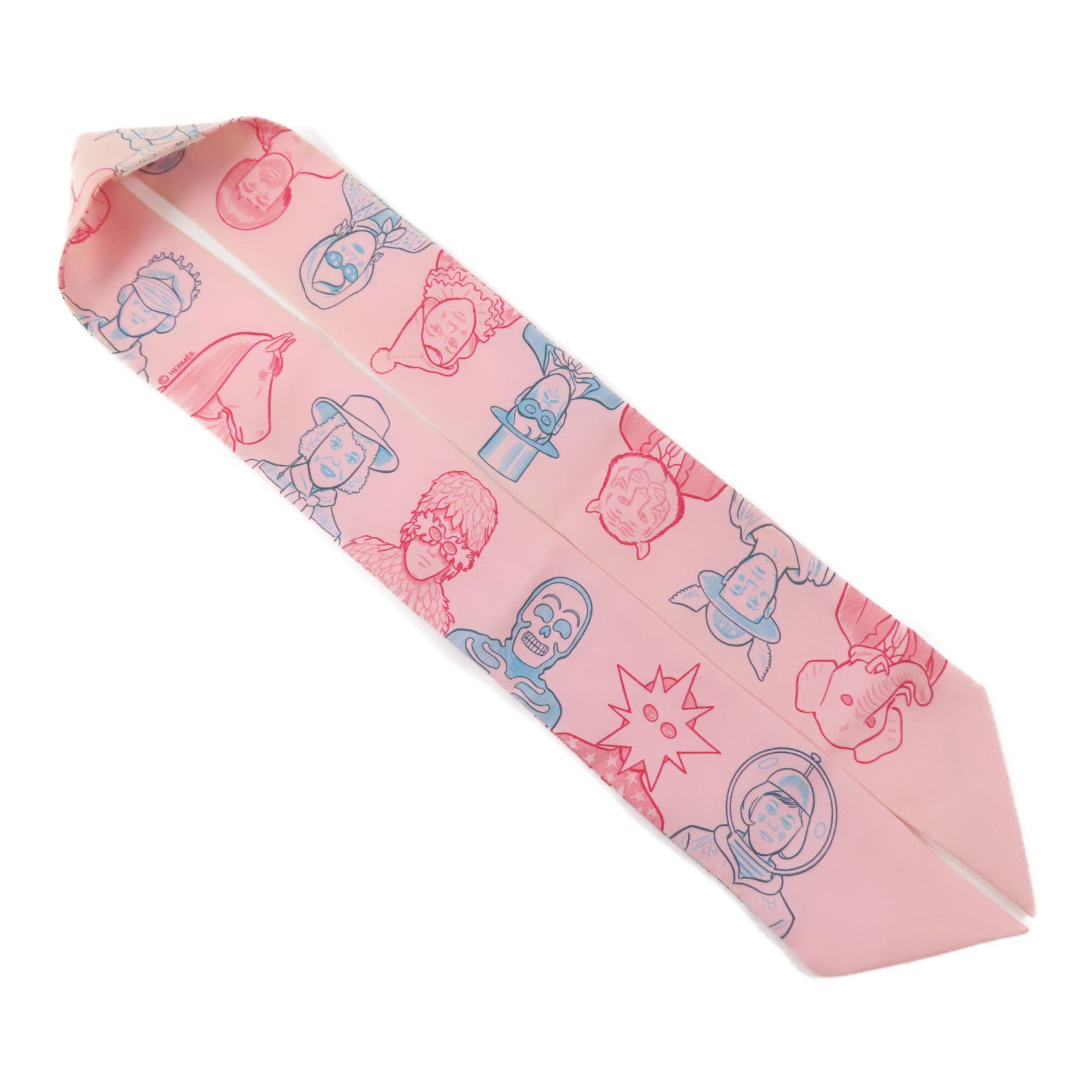 HERMES 絲質Twilly絲巾