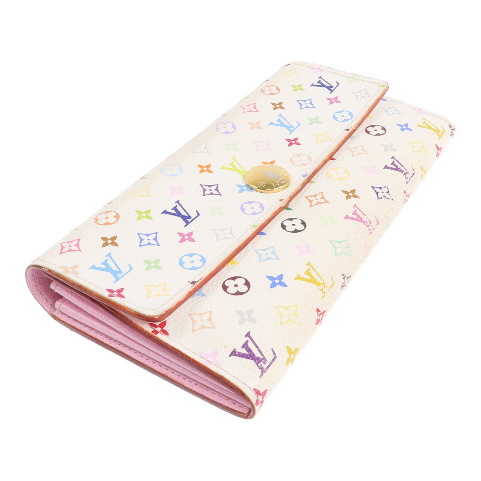 LOUIS VUITTON Monogram Multicolor Sarah Long Wallet金扣長錢包