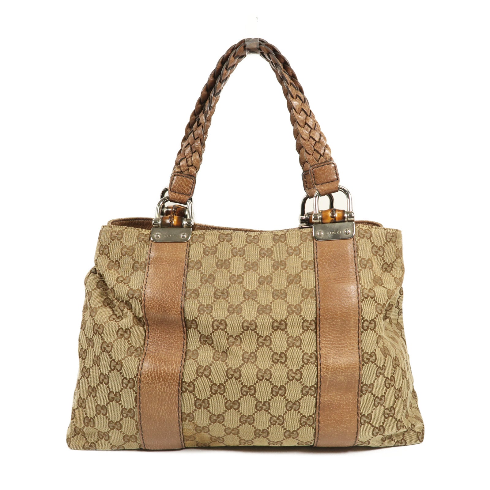 GUCCI SHW Tote Bag 232947 F4G1N Canvas Brown