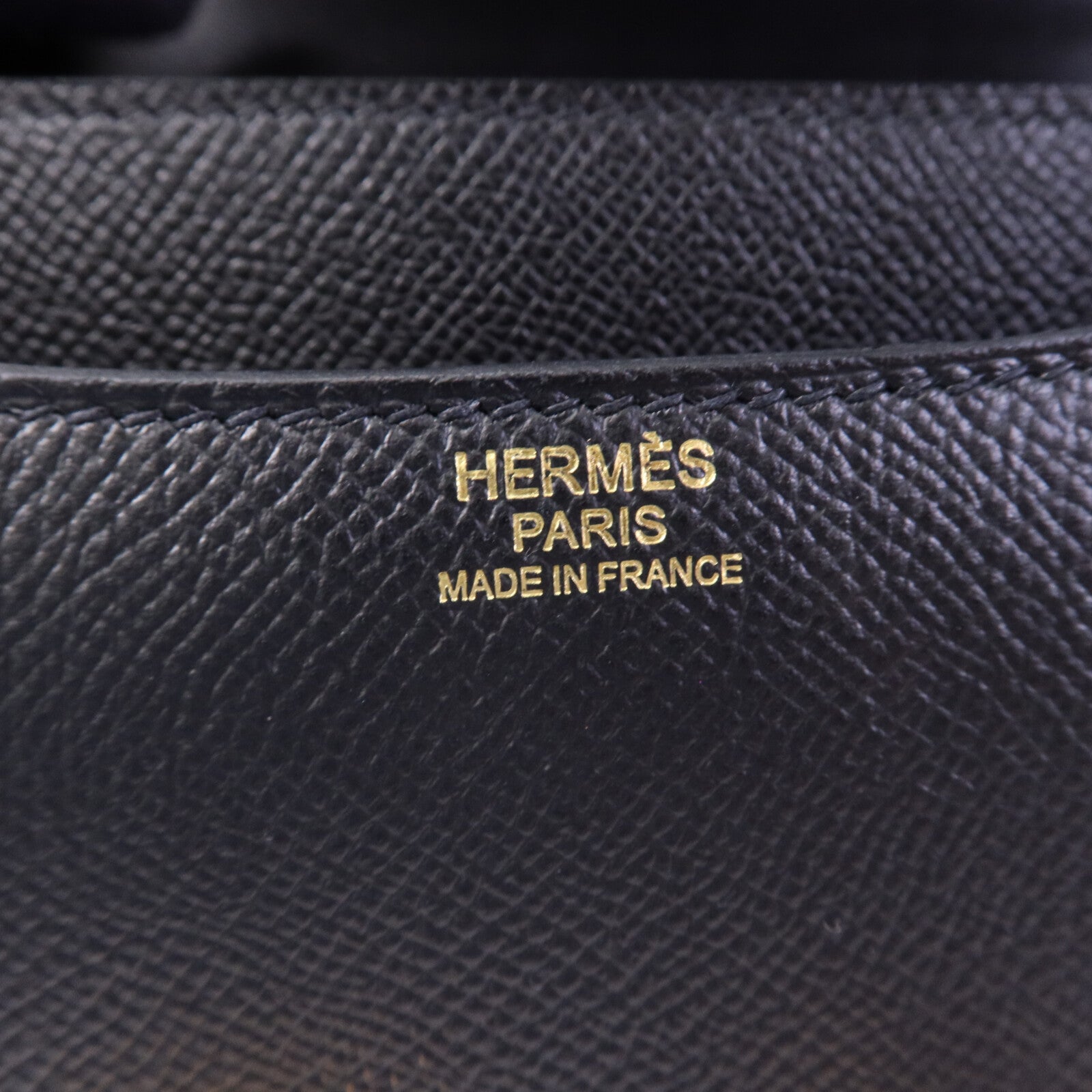 HERMES Epsom皮革Constance 24金扣手挽肩背兩用袋