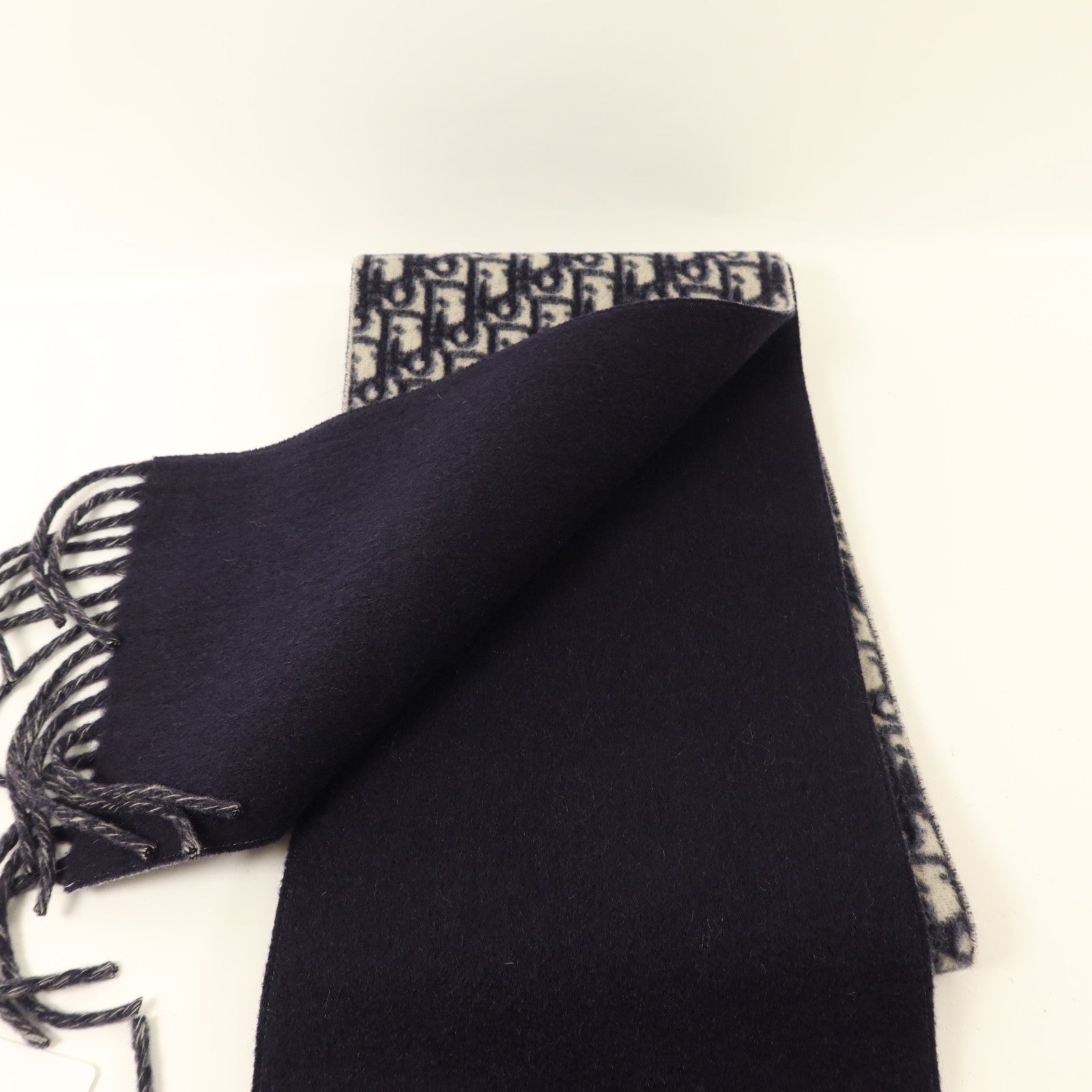 Dior 羊絨Oblique Scarf頸巾