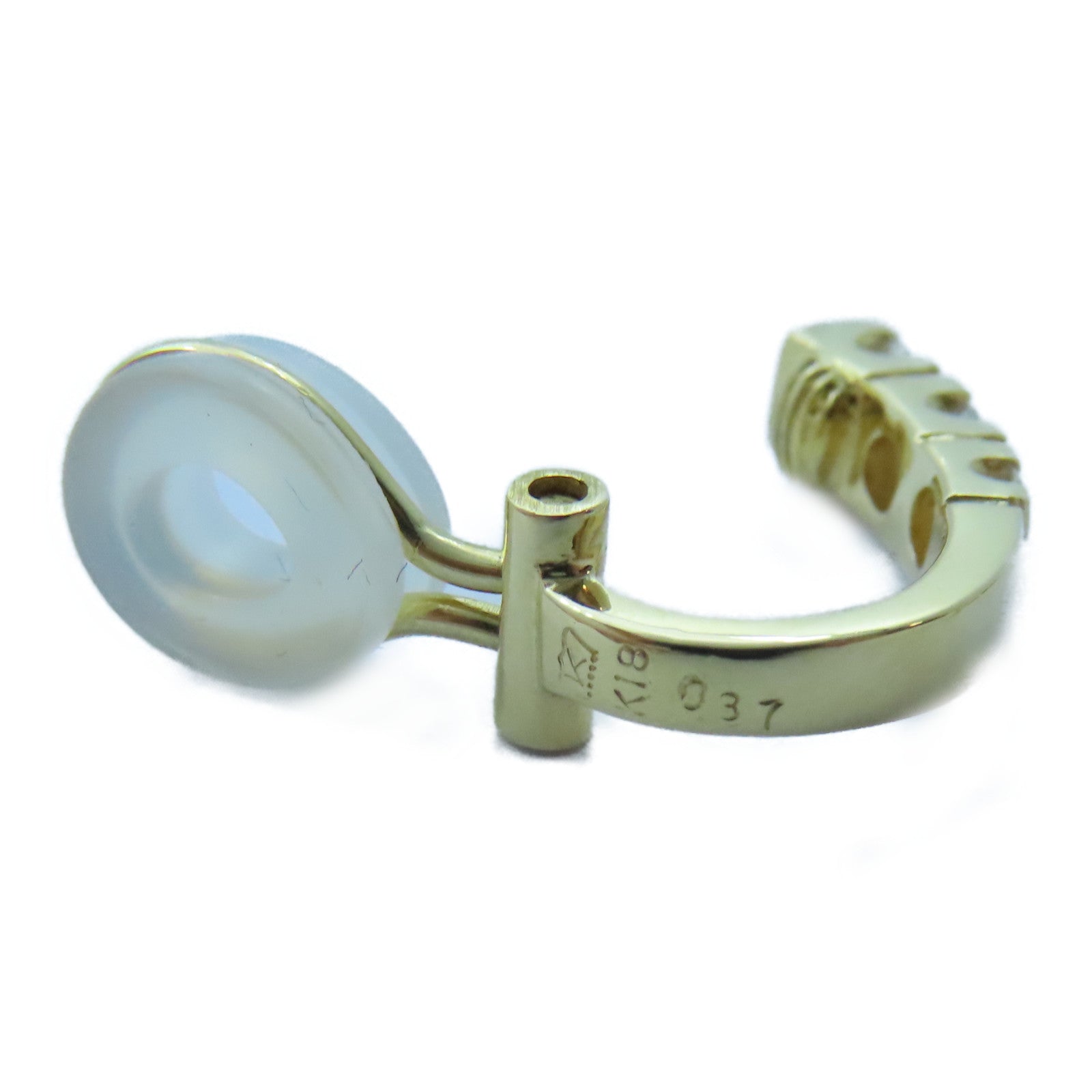 JEWELRY 【激減優惠】18K黃金Diamond Earrings 0.37ct/0.37ct鑽石耳環