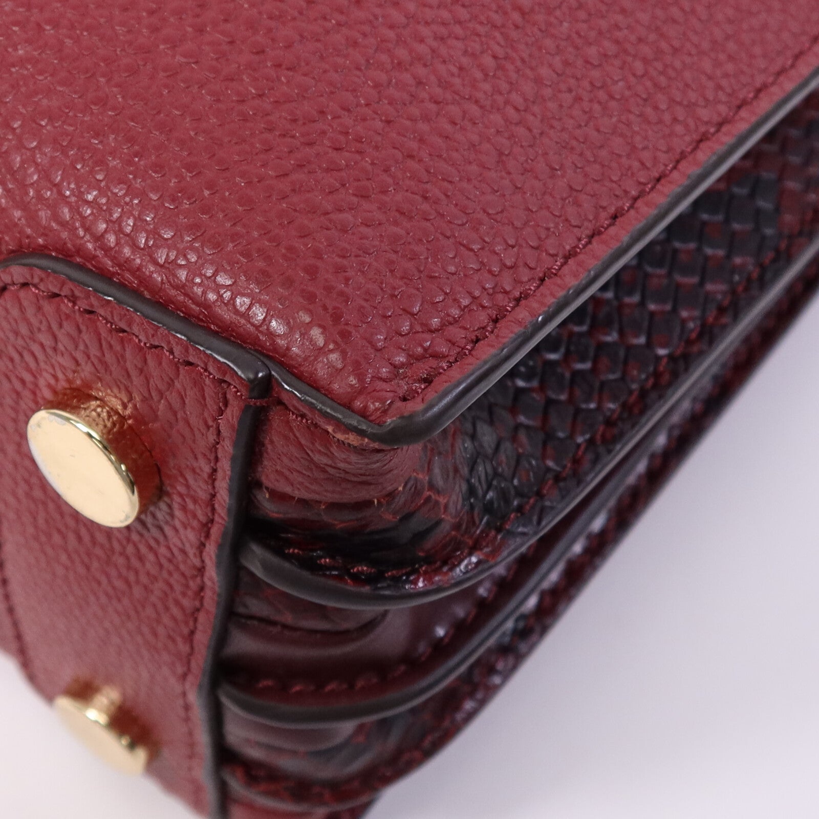 Michael Kors 牛皮皮革Mercer Accordion金扣手挽肩背兩用袋